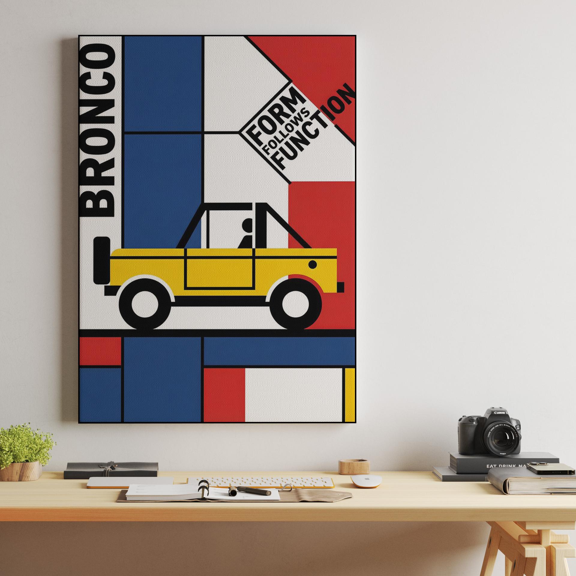 Bronco: Form Follows Function (De Stijl Edition)