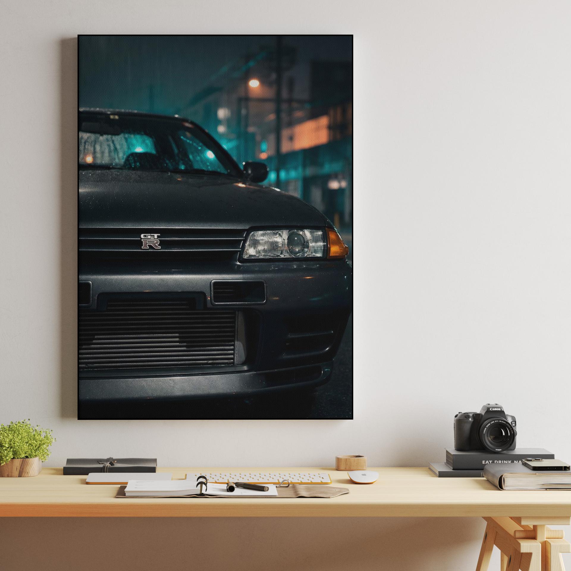 Nissan Skyline GT-R R32: Nocturnal Rain