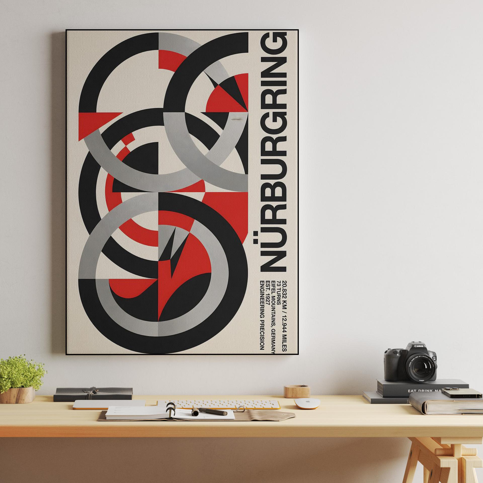 Engineering Precision: Nürburgring Geometric Abstraction