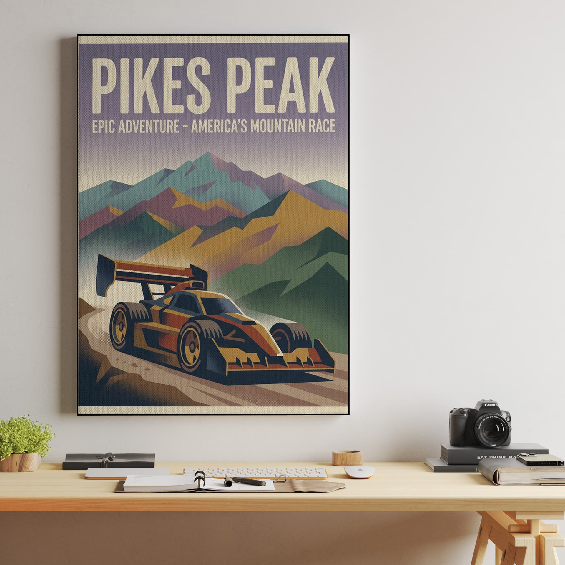 Pikes Peak Epic Adventure Mountain Race Poster