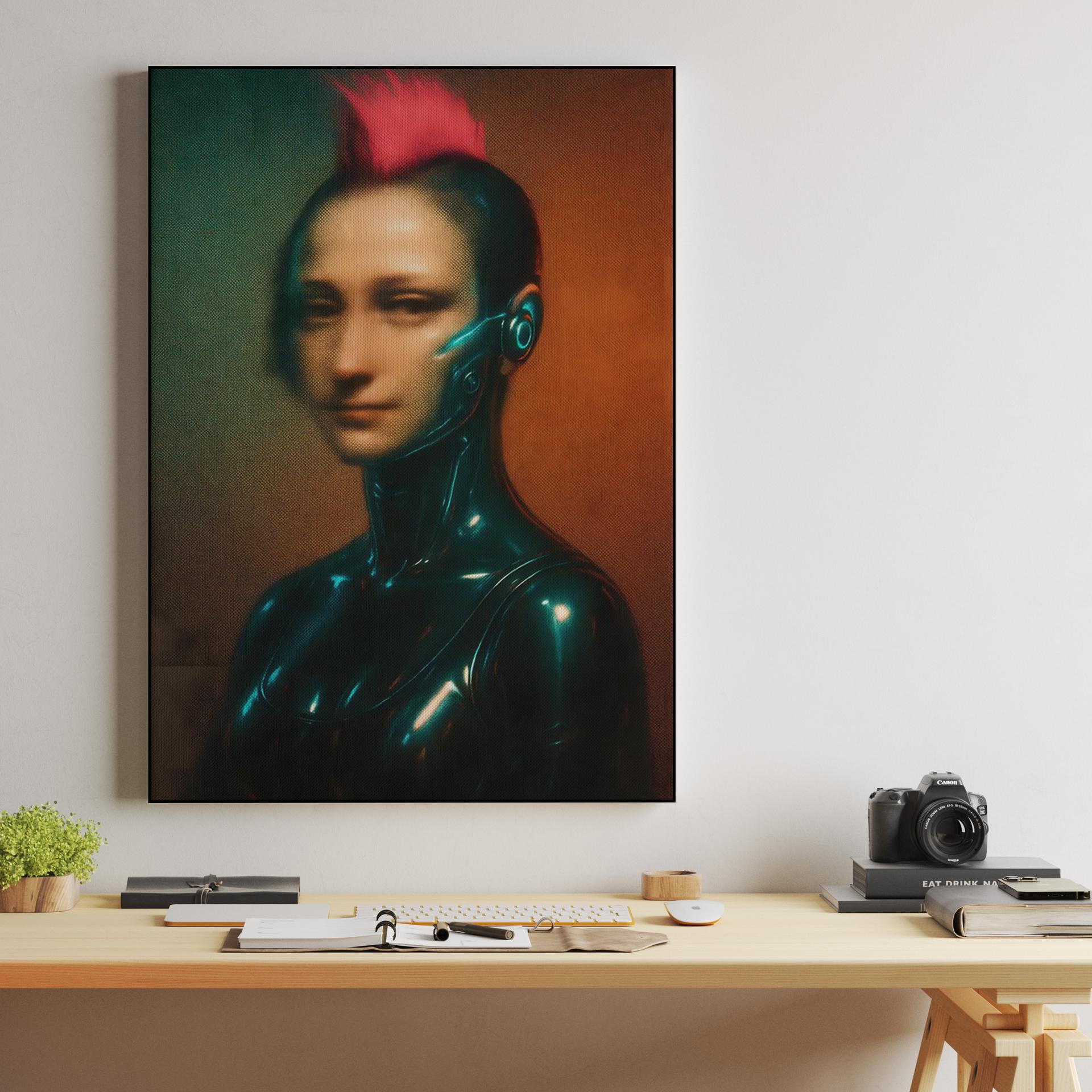 Cyberpunk Mona Lisa