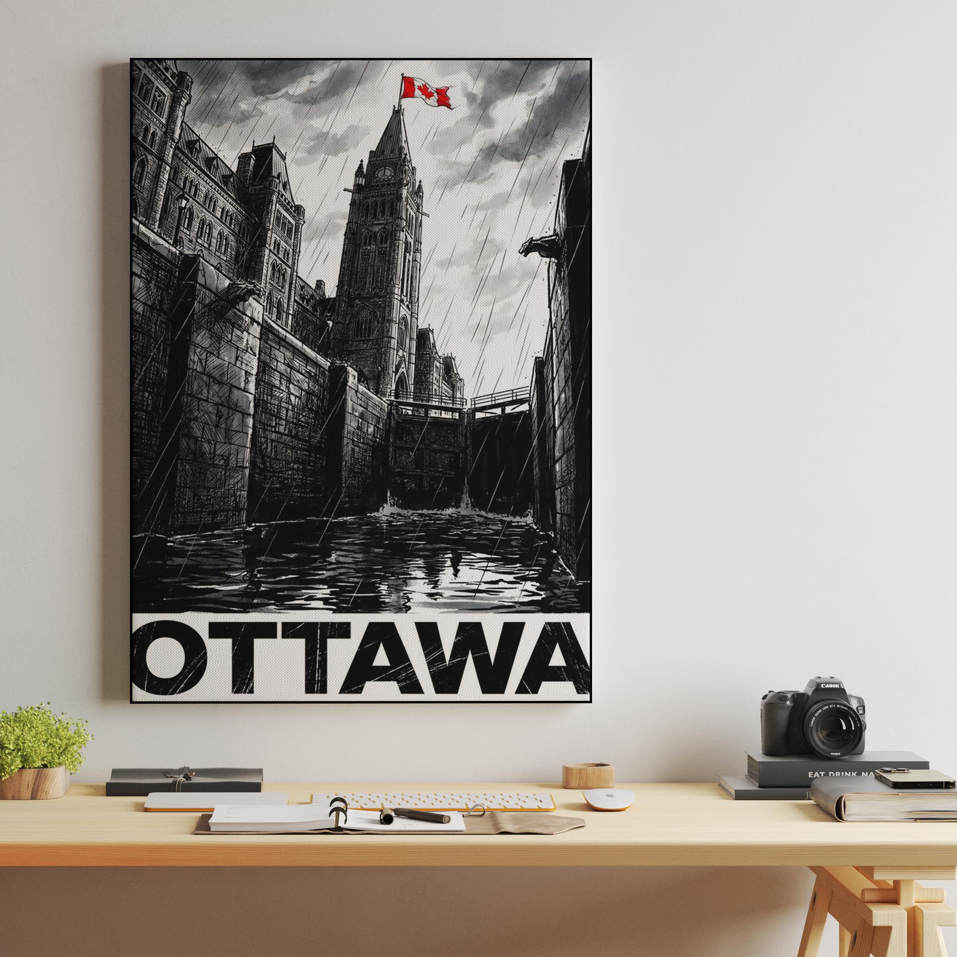 Ottawa Noir: Rain Over the Locks