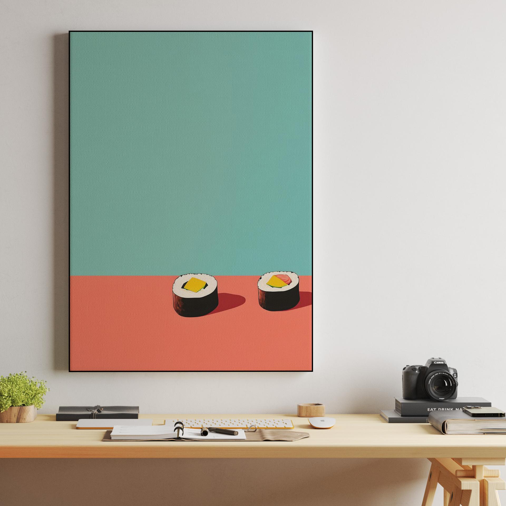 Minimalist Sushi Duo