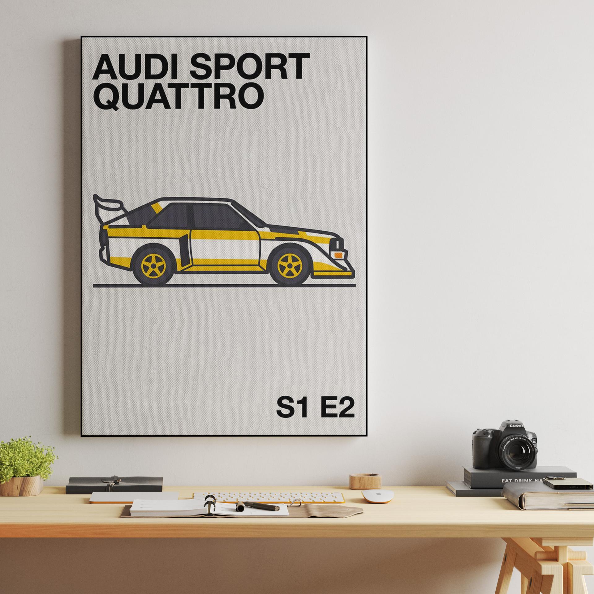 Audi Sport Quattro S1 E2: Minimalist Group B Rally Legend