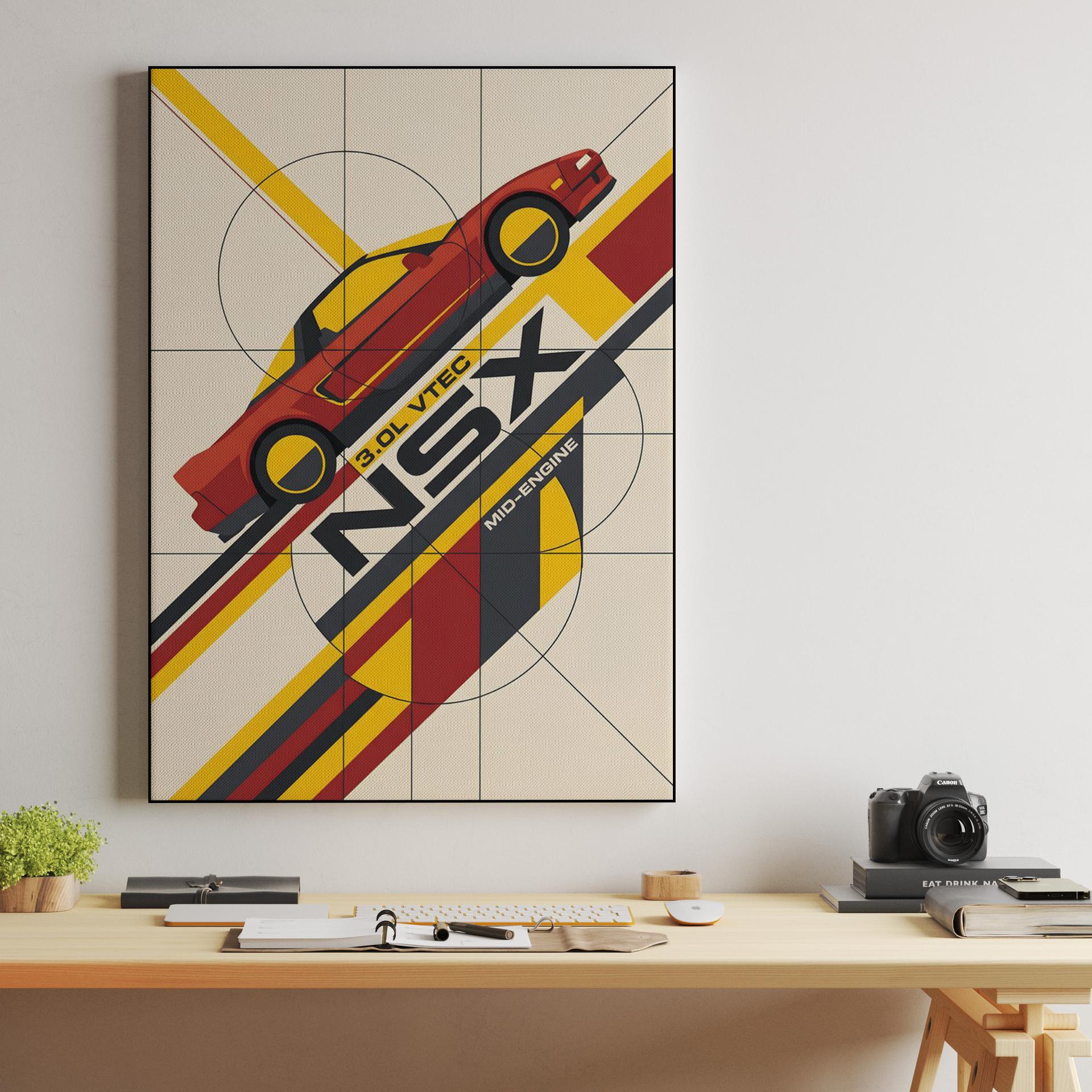 Geometric Rhythm: Honda NSX VTEC