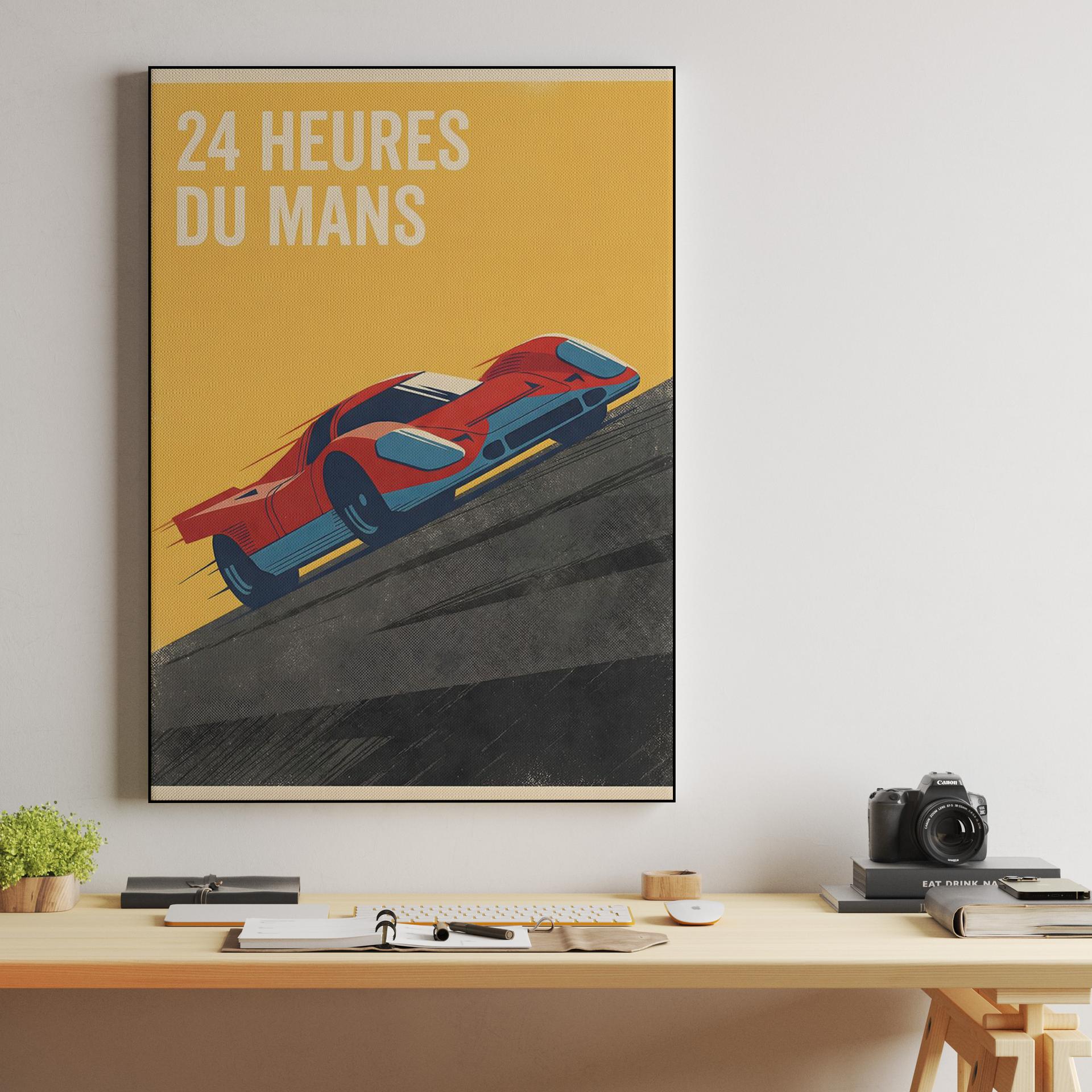 Heritage of Velocity: 24 Heures du Mans Vintage Poster