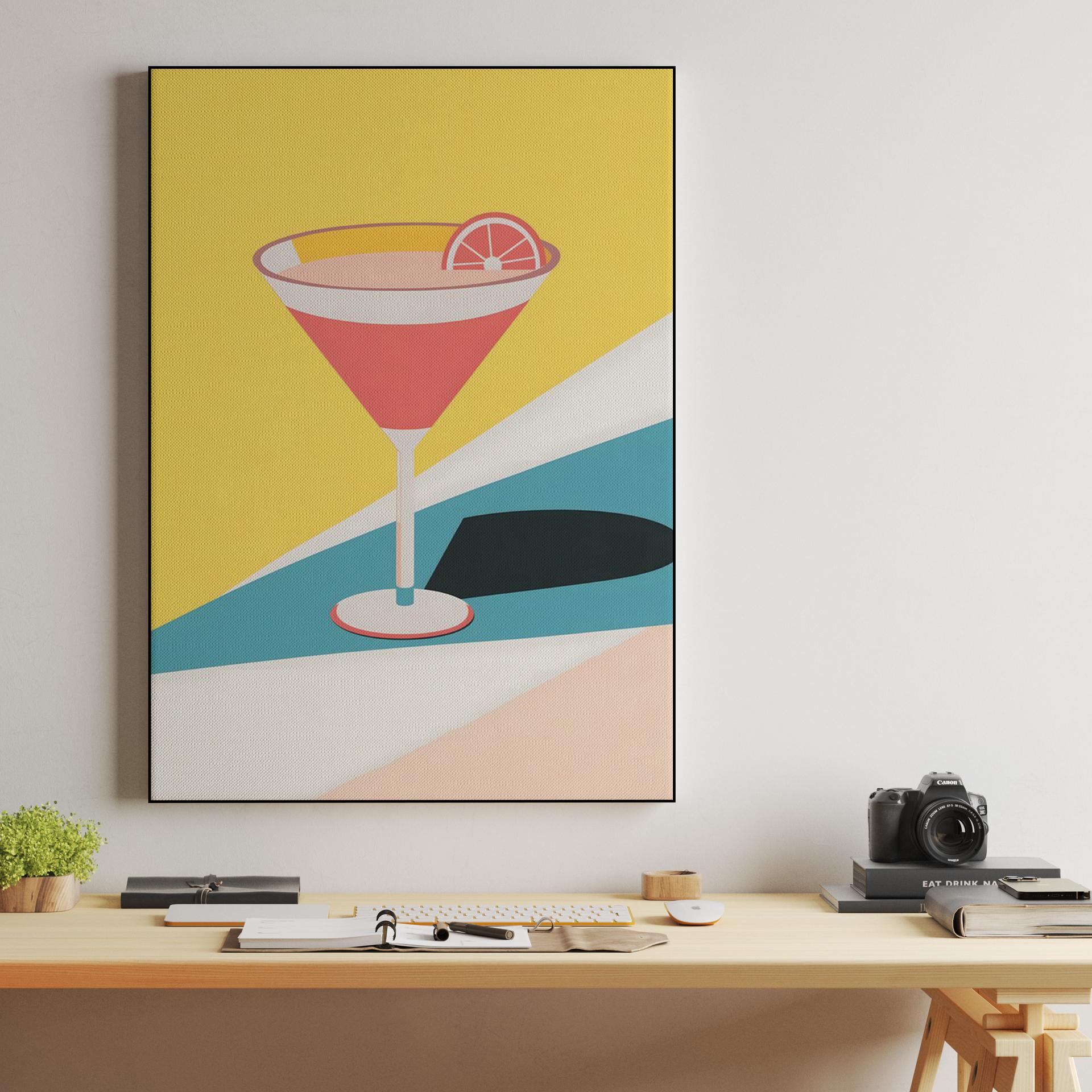 Minimalist Pink Martini