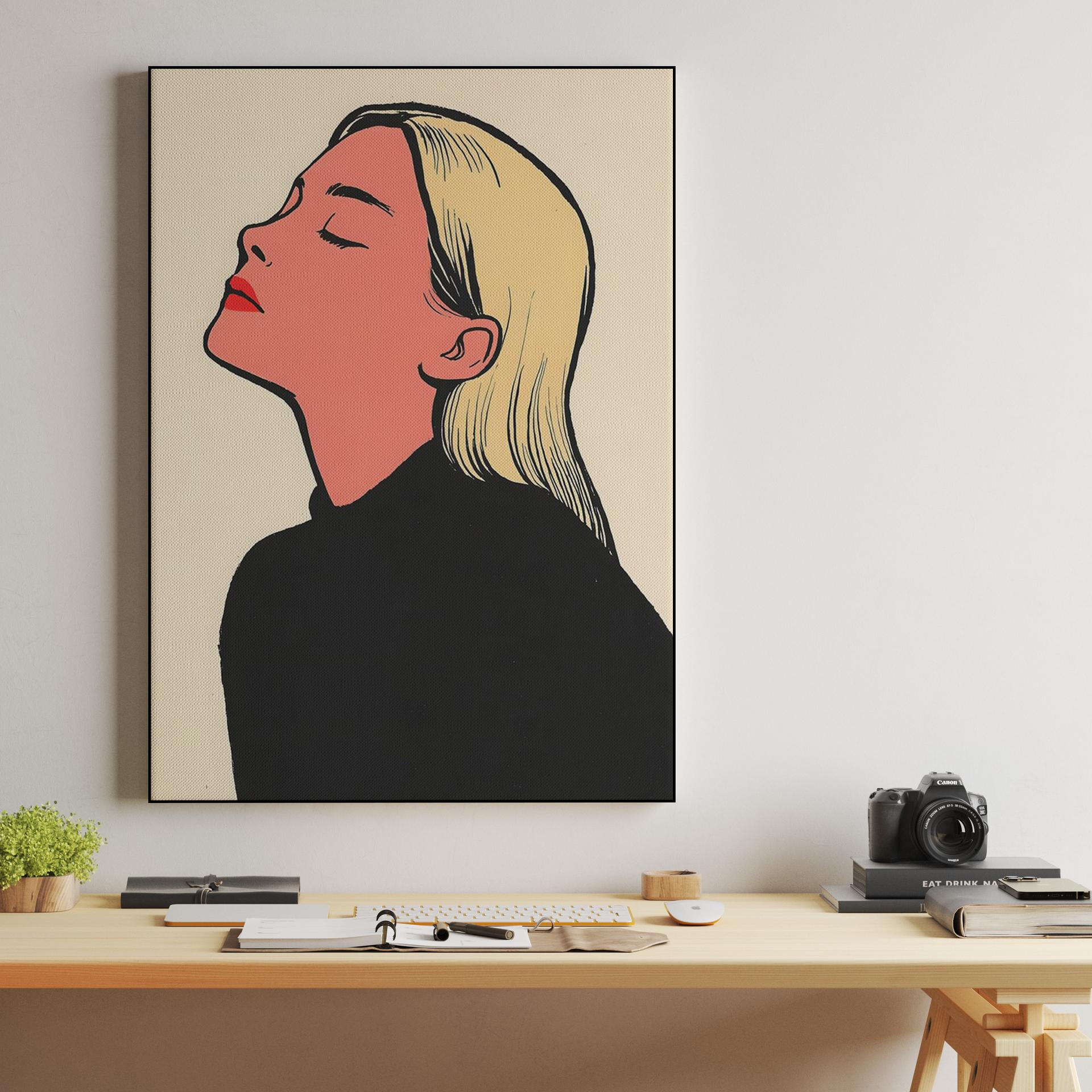 Serene Blonde Reverie