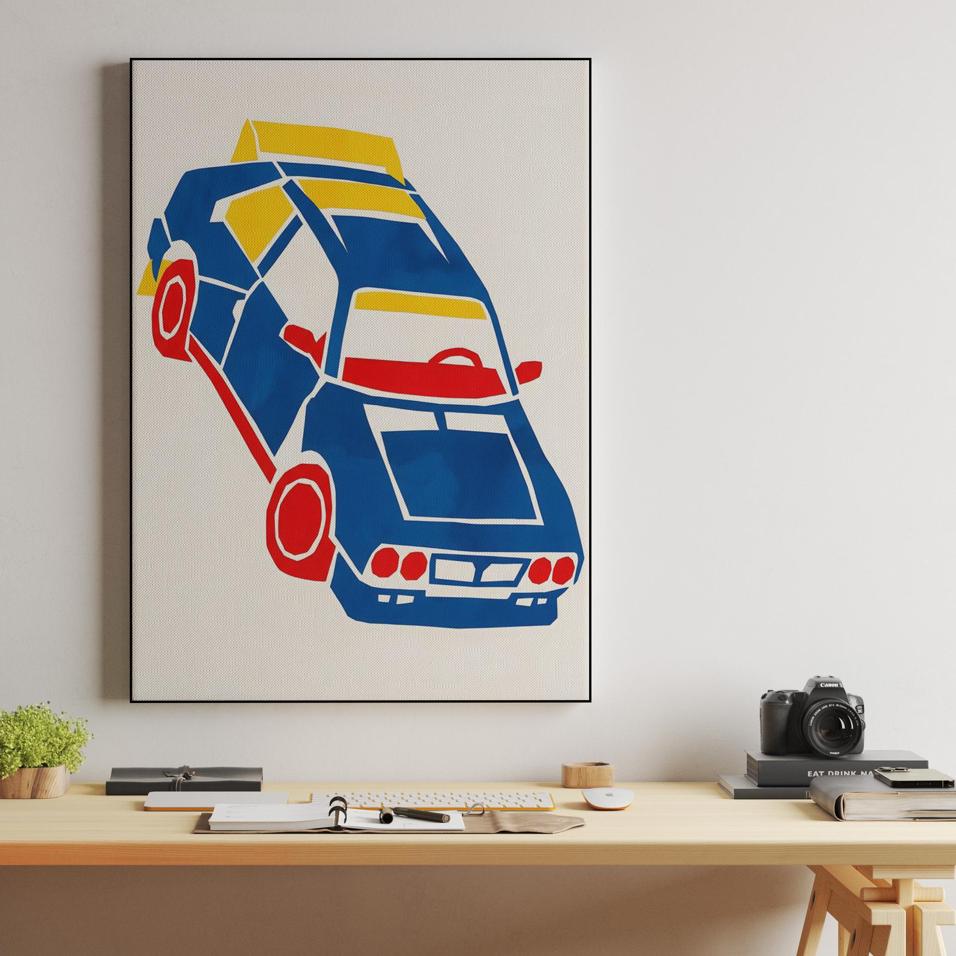 Matisse Rally: Lancia Delta S4 Paper Cutout
