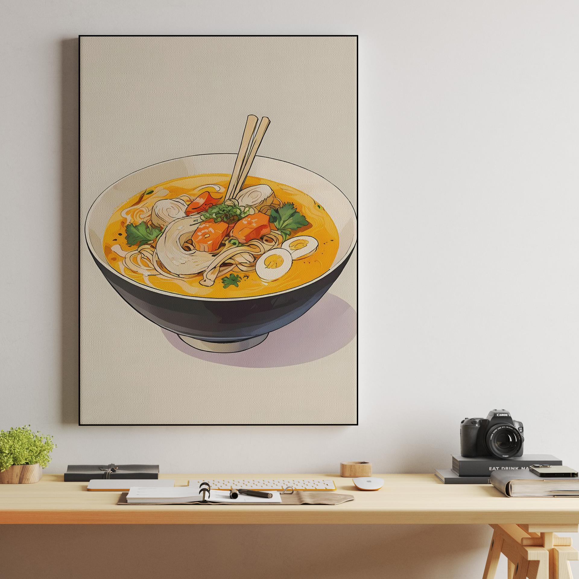 Appetizing Anime Ramen Bowl