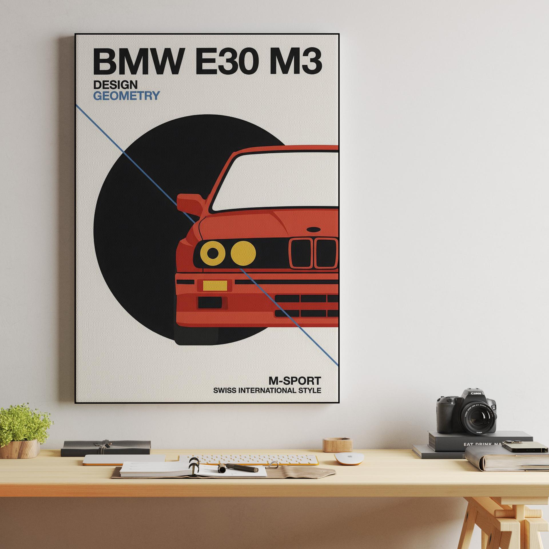 BMW E30 M3 Swiss Design Geometry