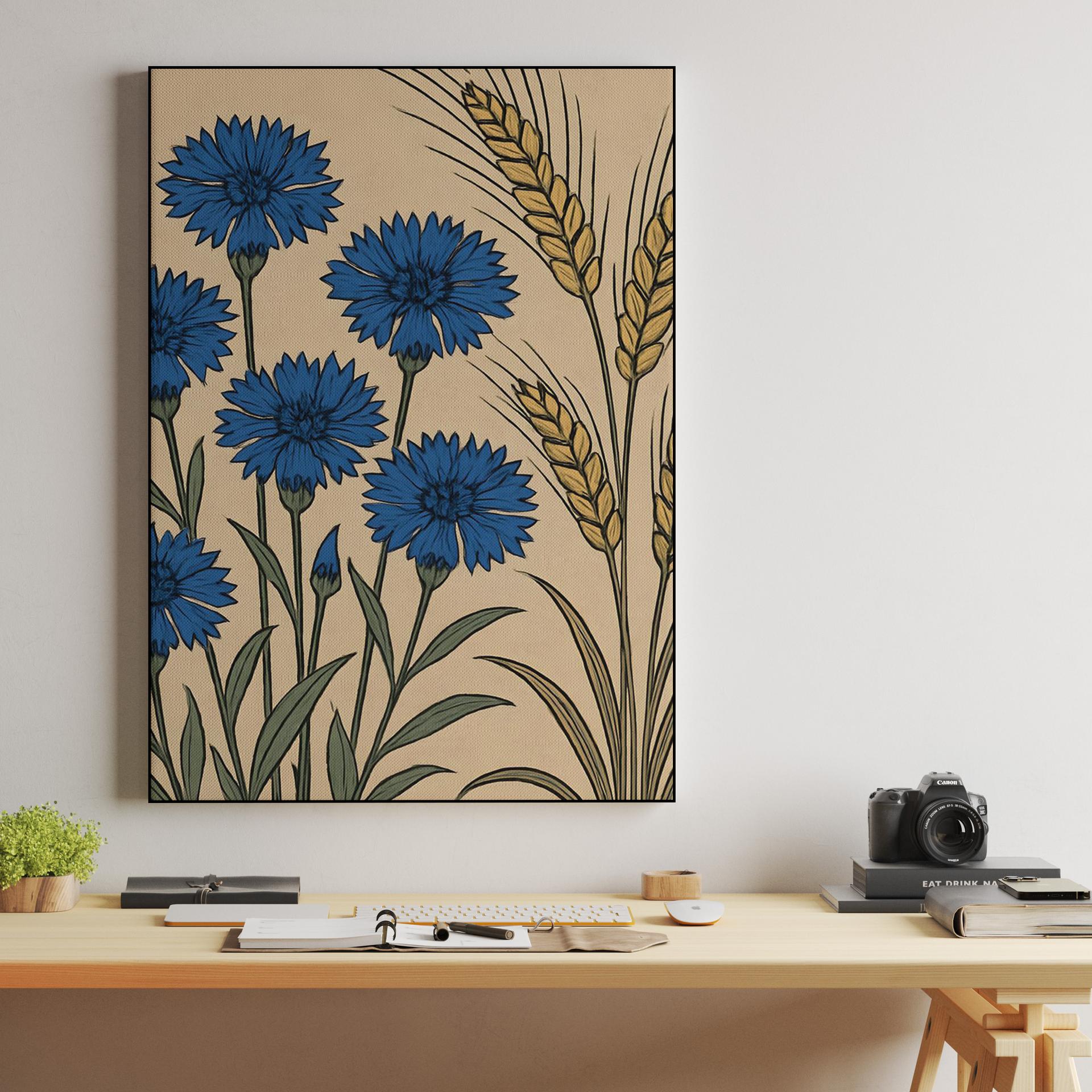 Cornflower and Wheat