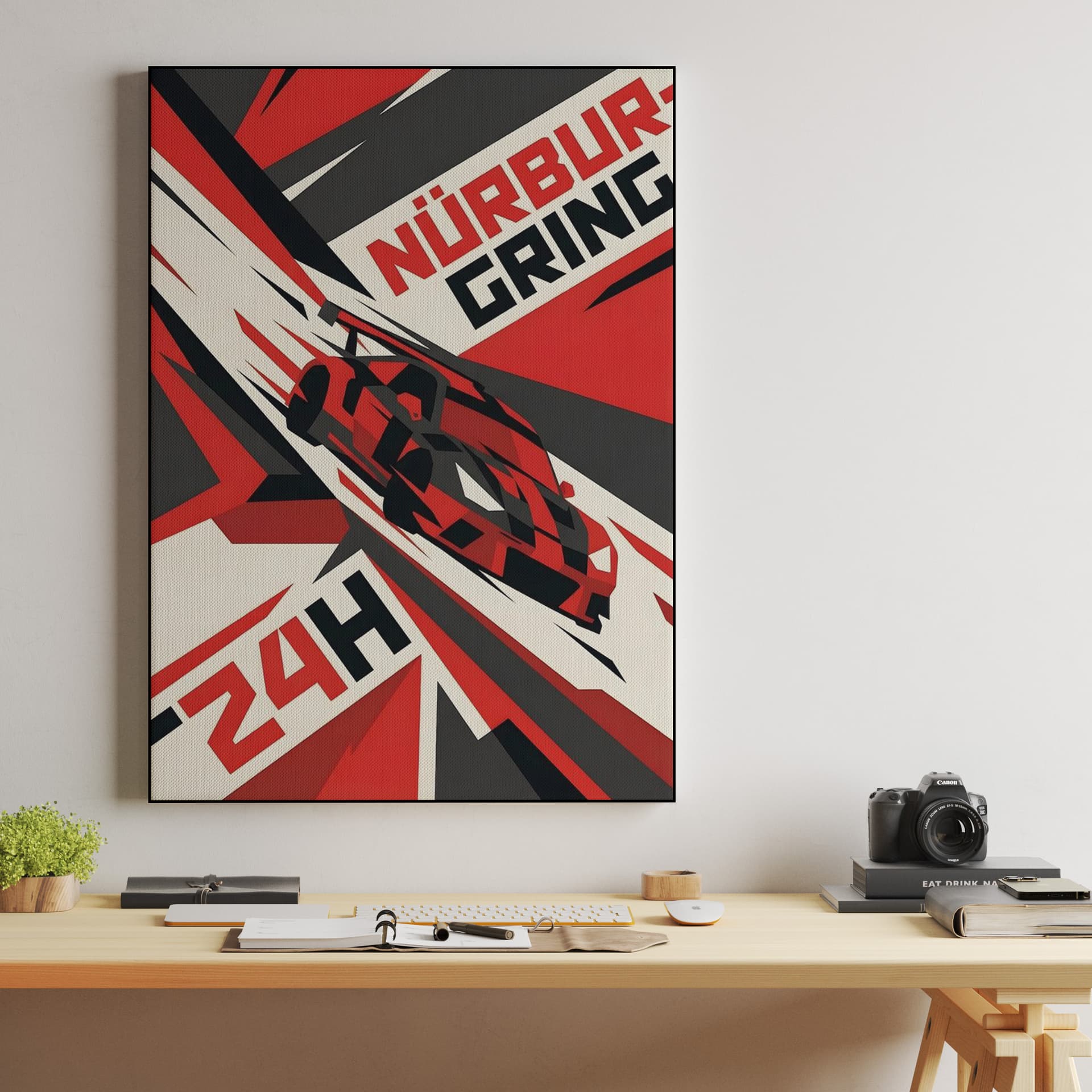 Nürburgring 24H Speed and Geometry Poster