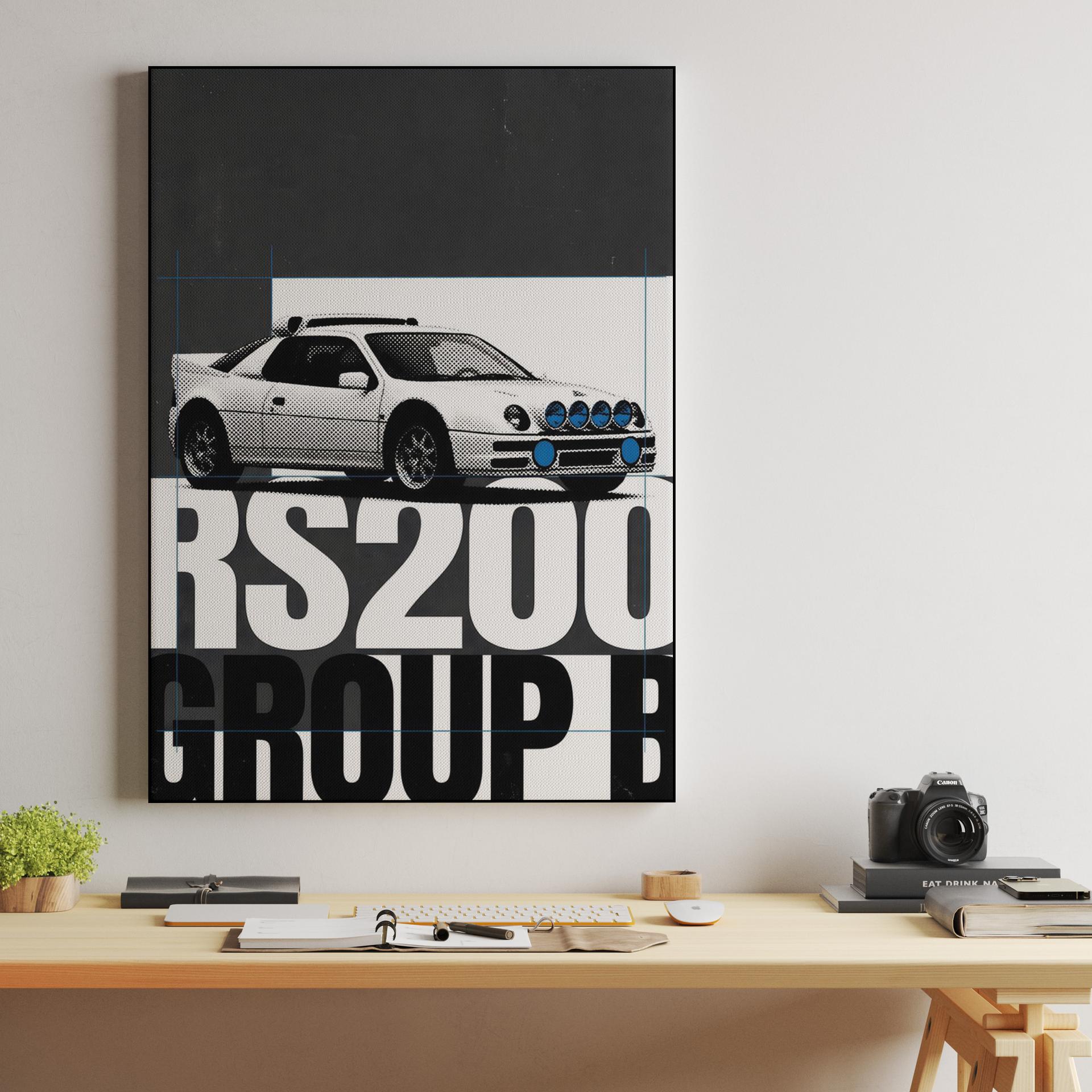 Ford RS200 Group B Graphic
