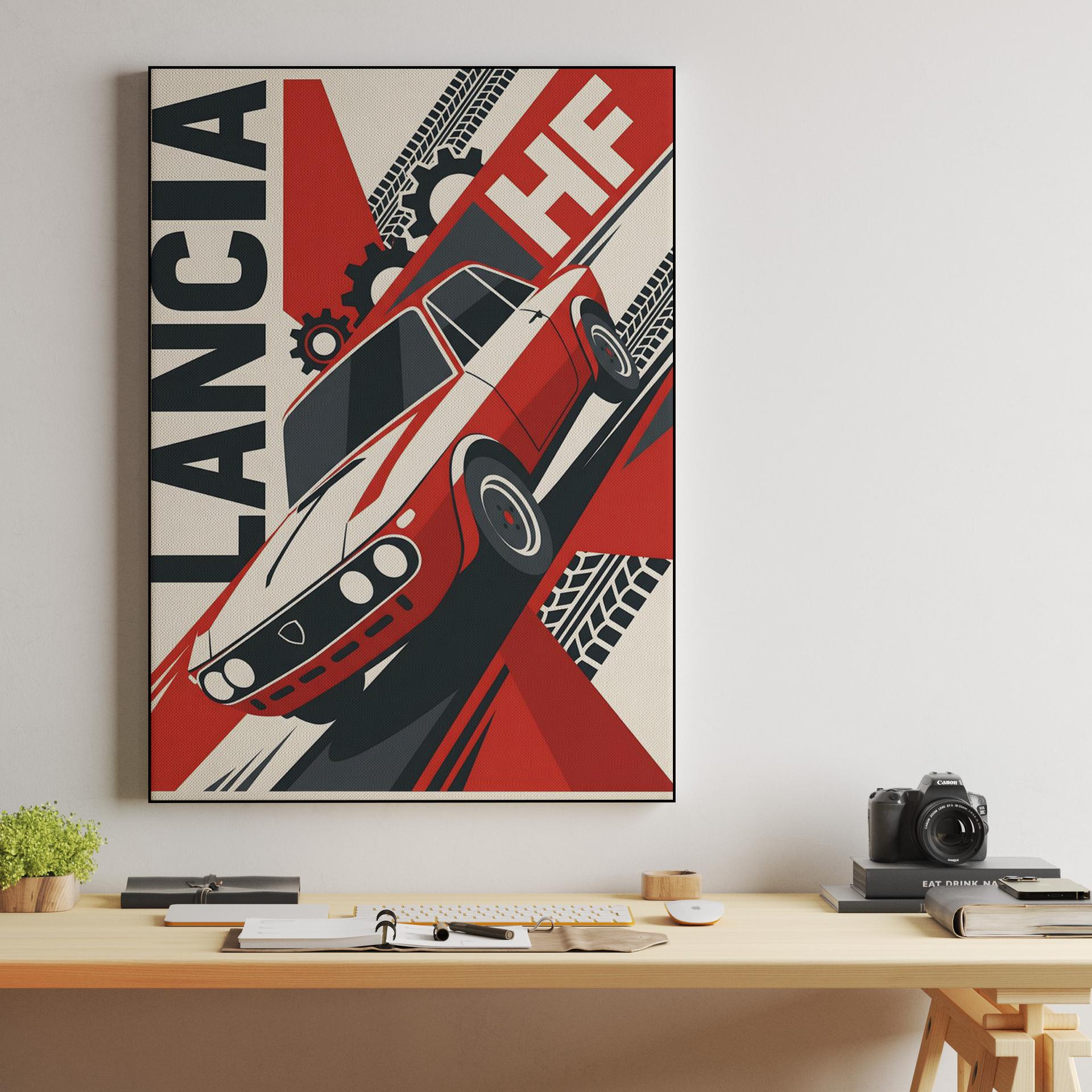 Lancia Fulvia HF Rally Heritage Poster