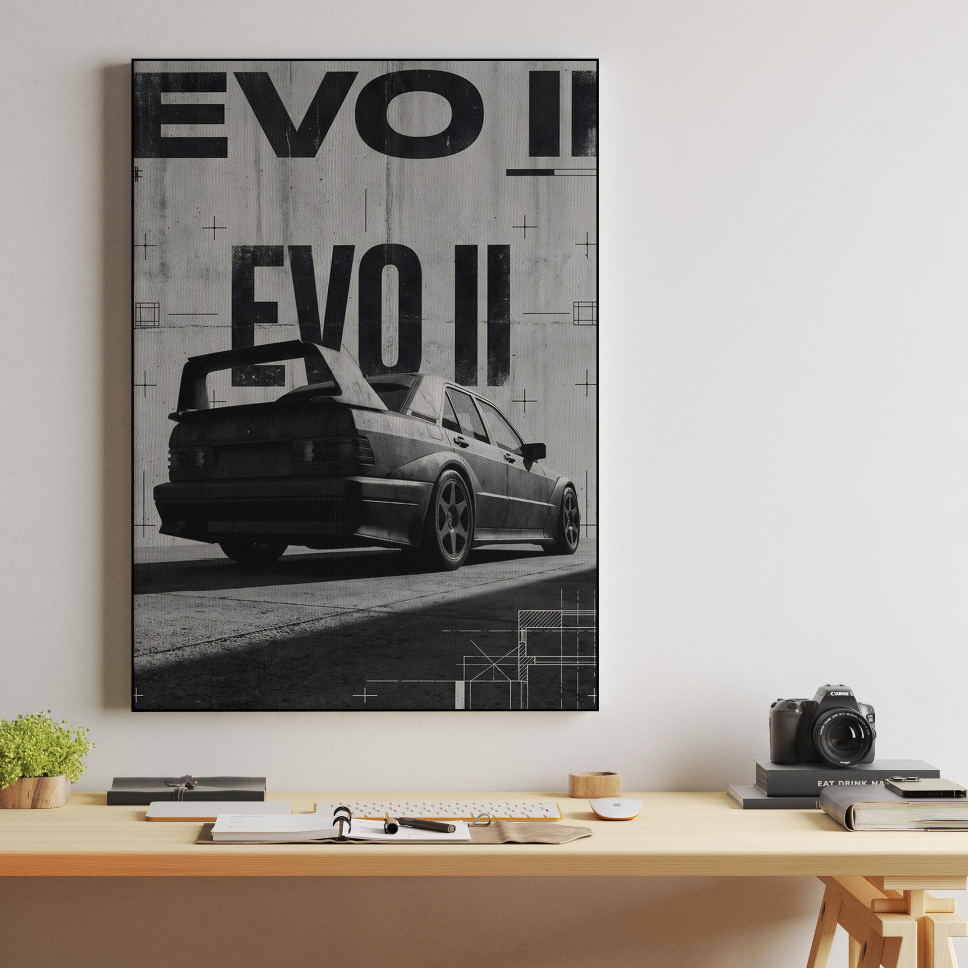 Mercedes 190E Evolution II Industrial Graphic