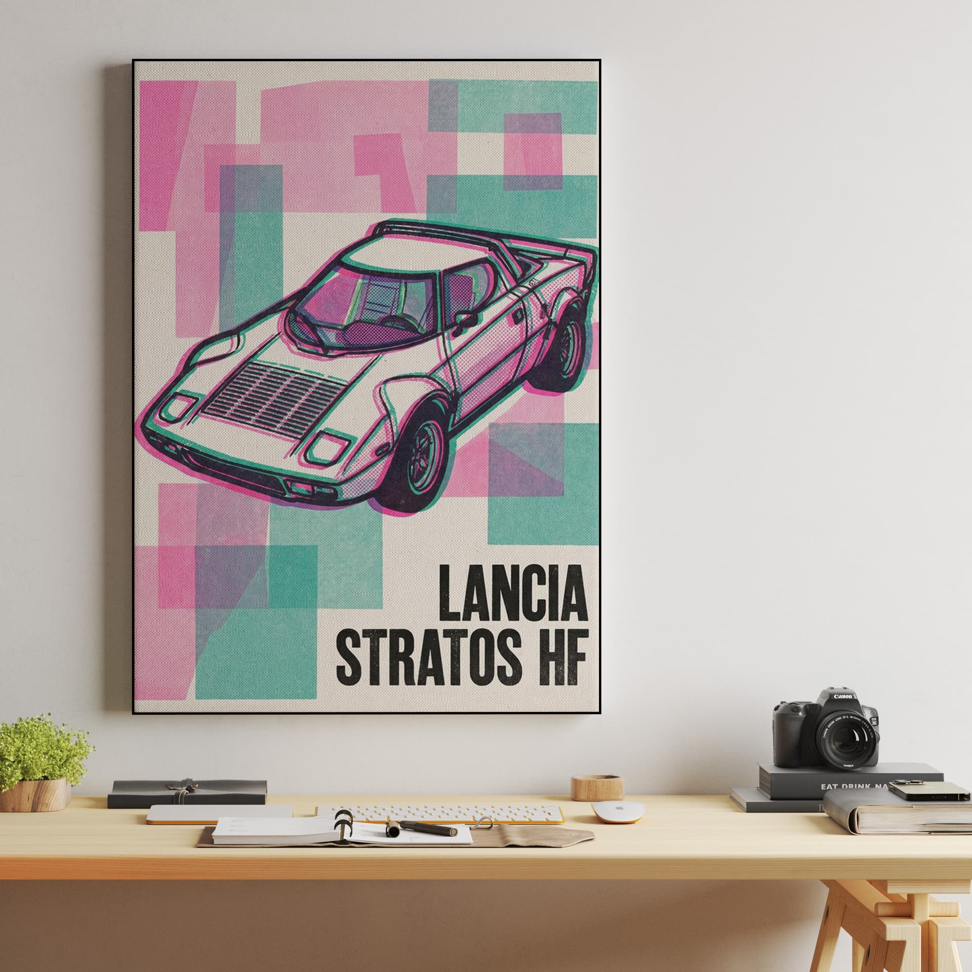 Lancia Stratos HF Risograph Edition