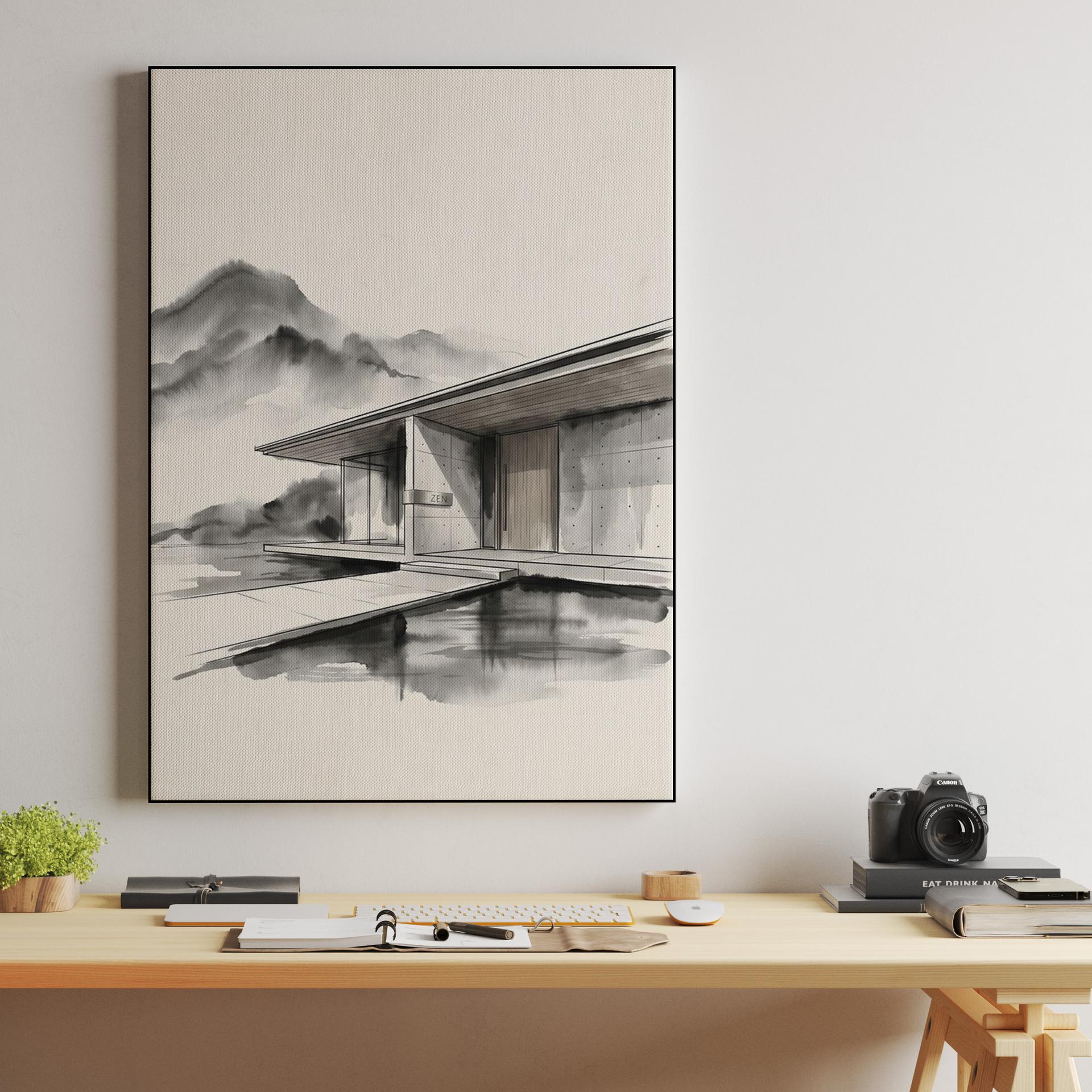 Zen Retreat: Modernism in the Mist