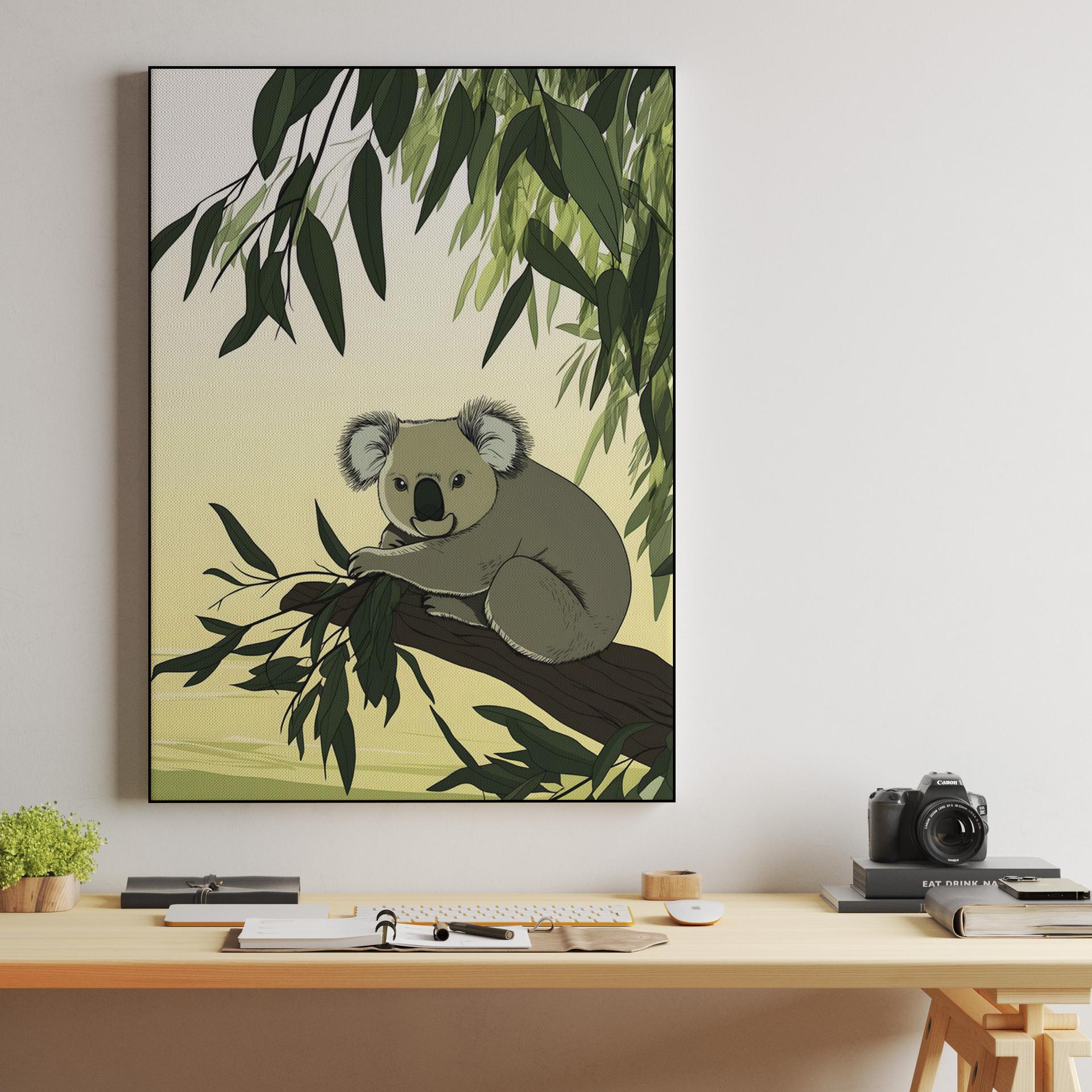 Serene Koala on Branch