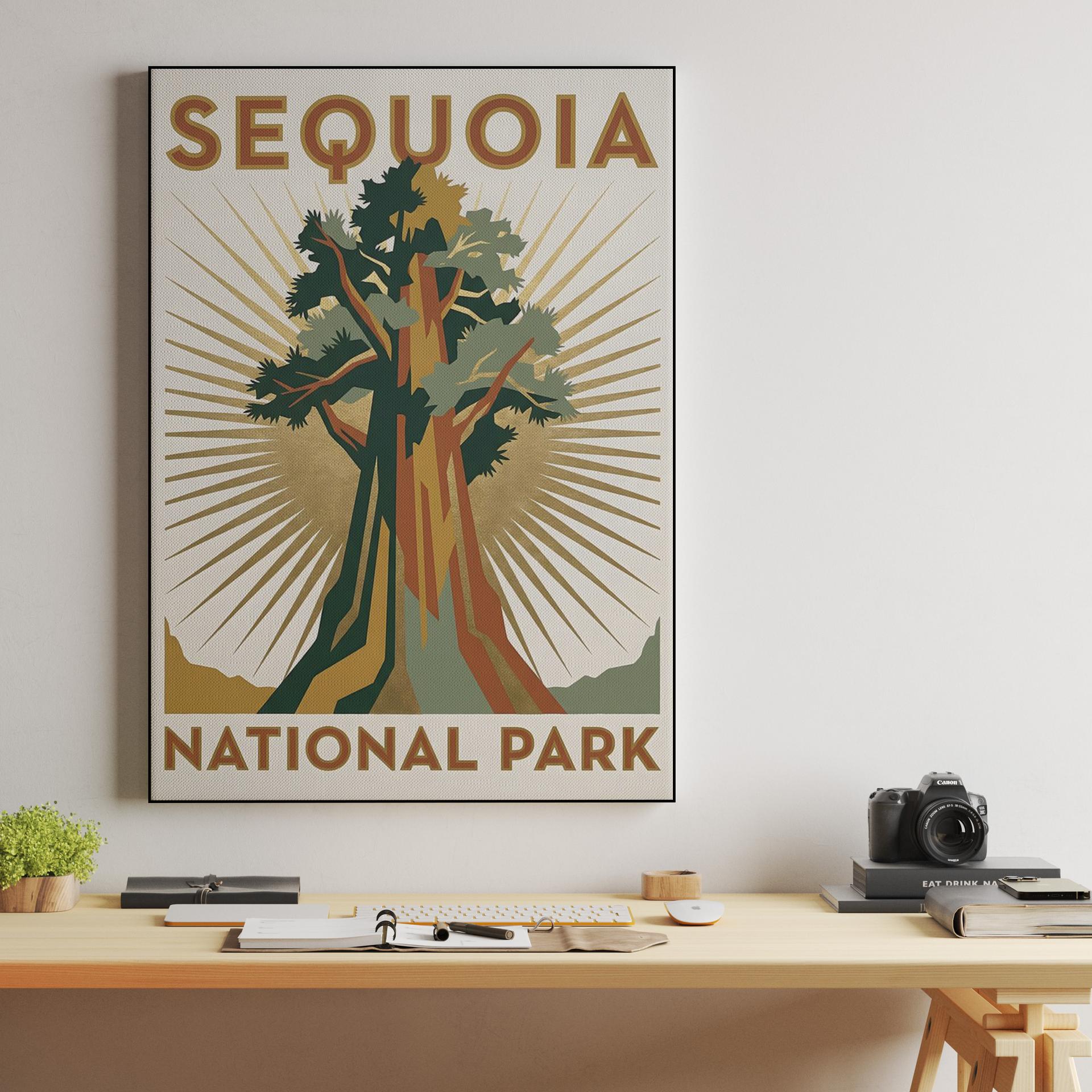 Sequoia National Park Vintage Poster