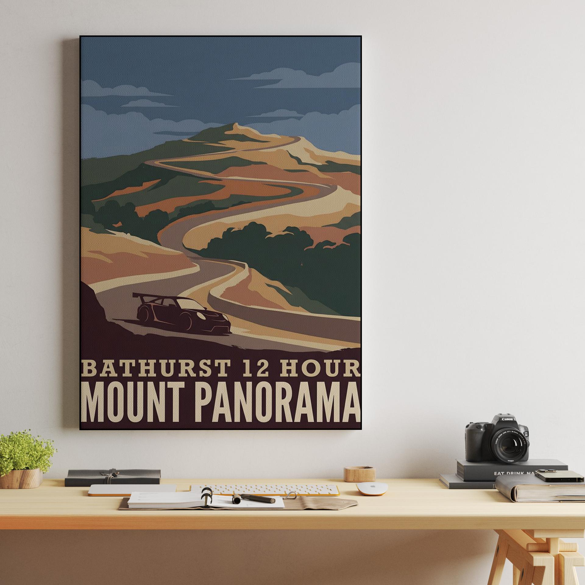 Mount Panorama Heritage: Bathurst 12 Hour Vintage Poster