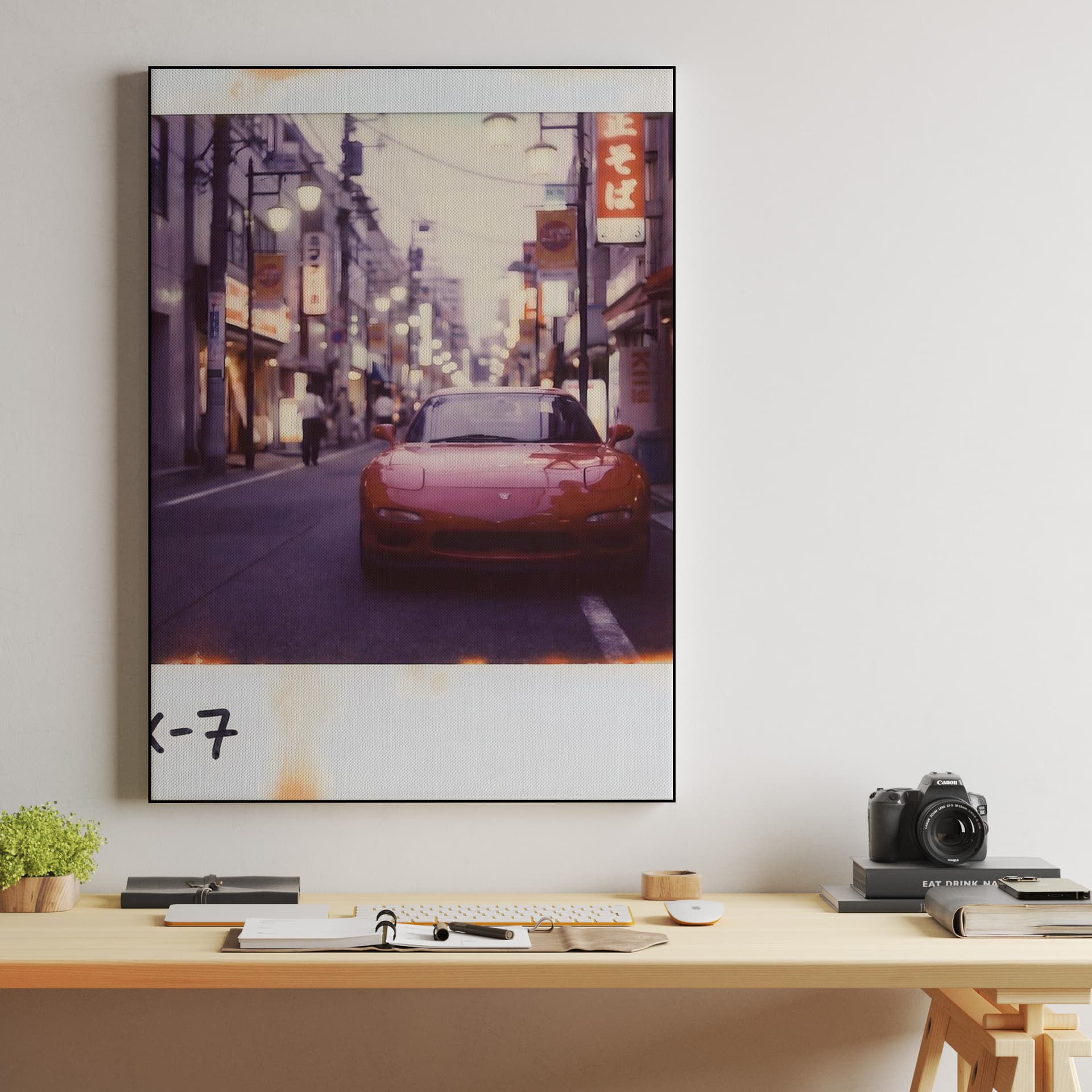 Nostalgic Nights: Mazda RX-7 FD Instant Film