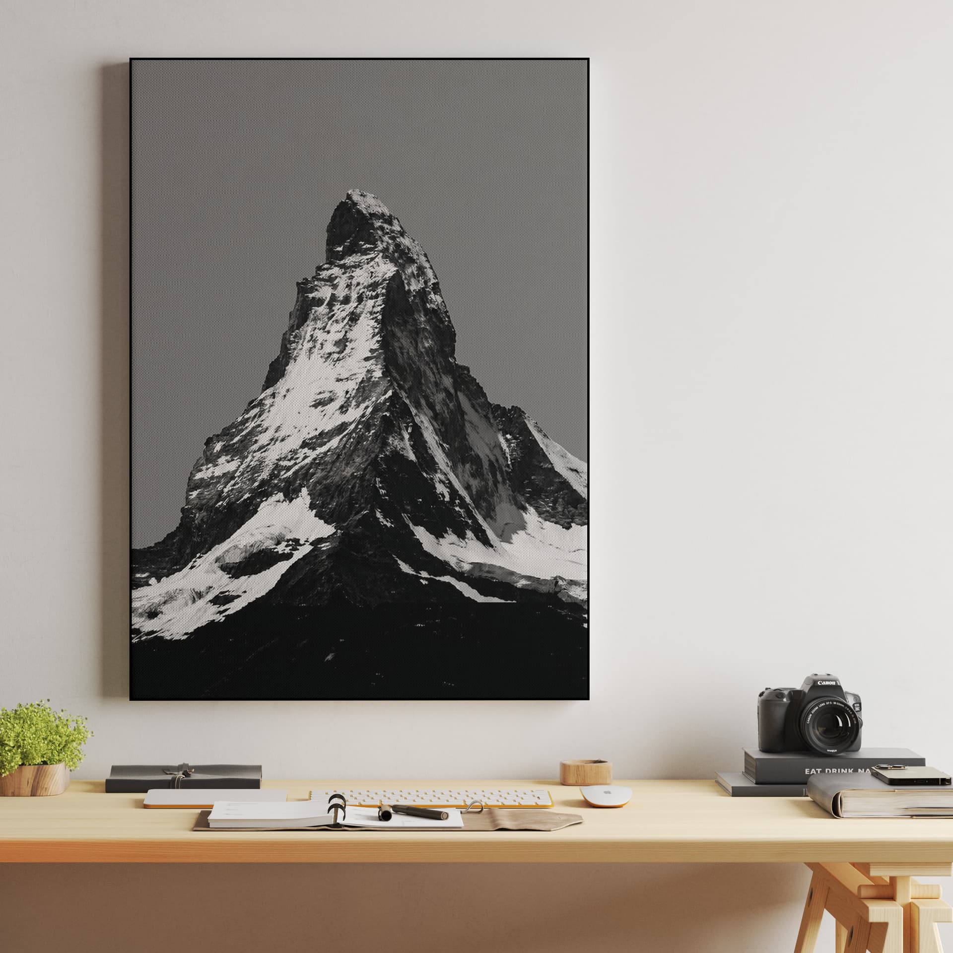 Monochrome Matterhorn Majesty