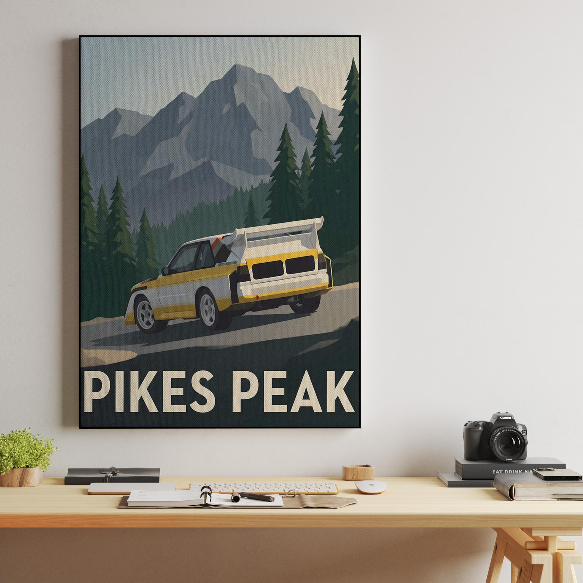 Pikes Peak Legend: Audi Sport Quattro S1 Poster