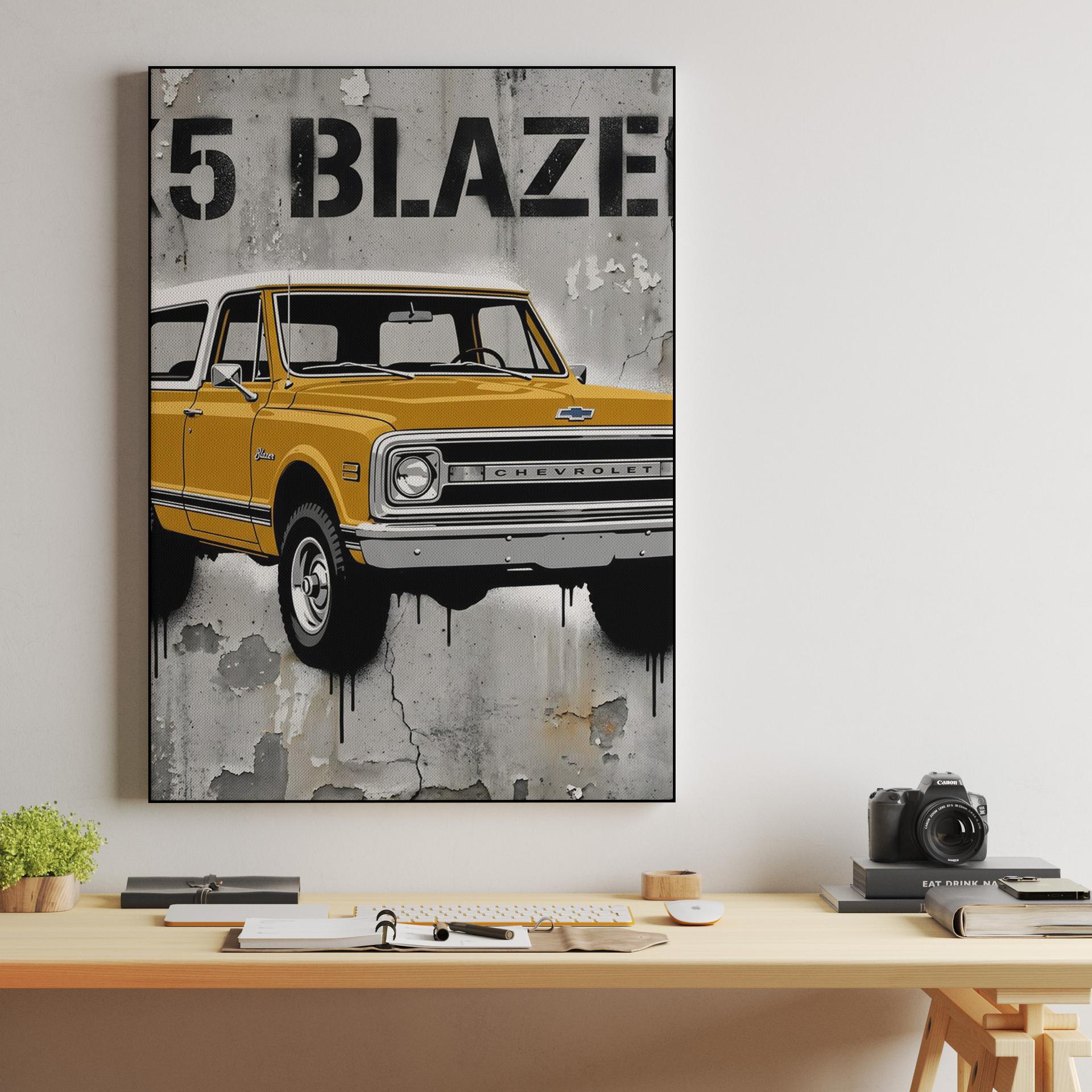 K5 Blazer Urban Stencil Art