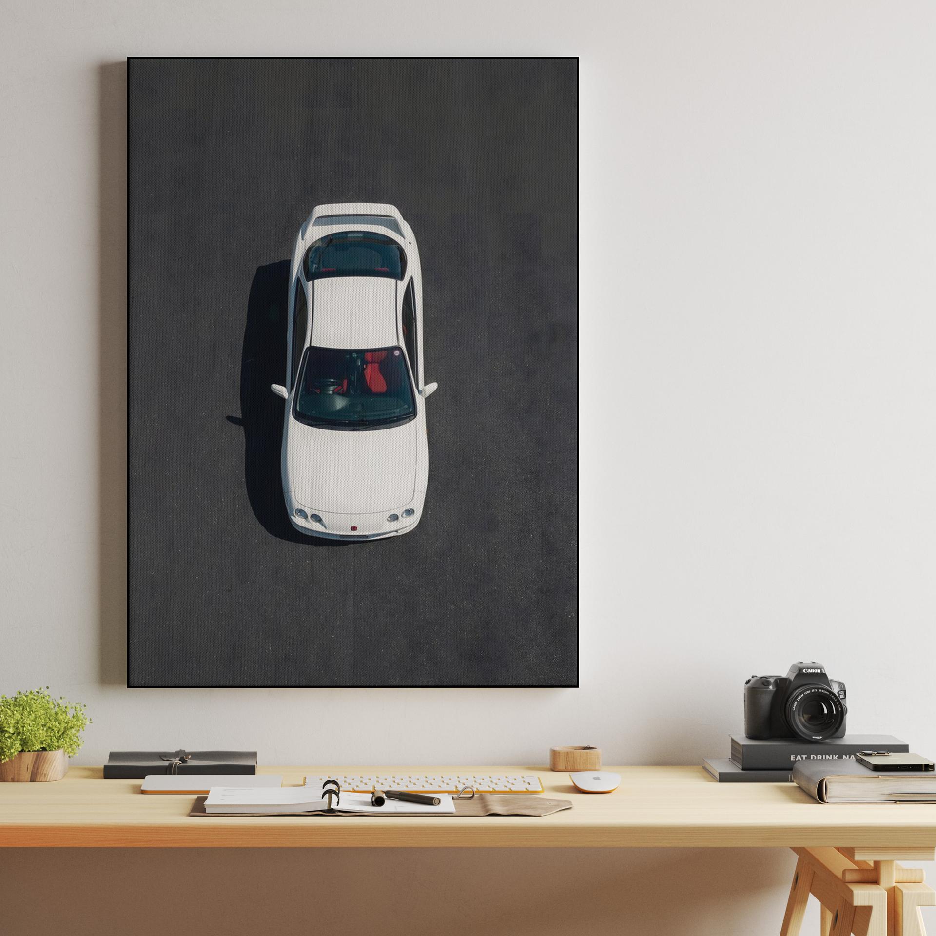 Honda Integra Type R DC2: Top-Down White Perfection