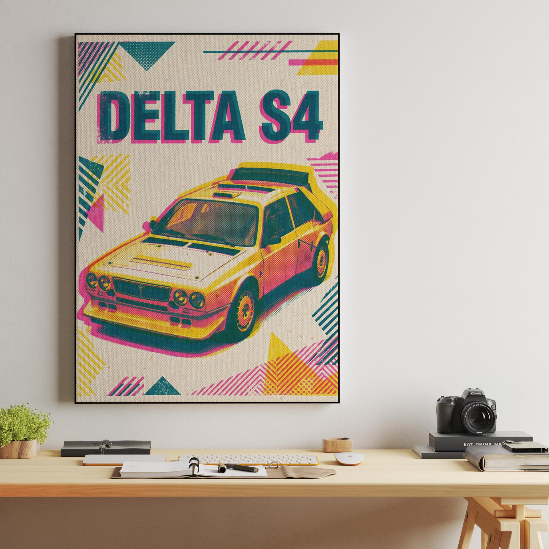 Lancia Delta S4: 80s Memphis Style Rally Legend