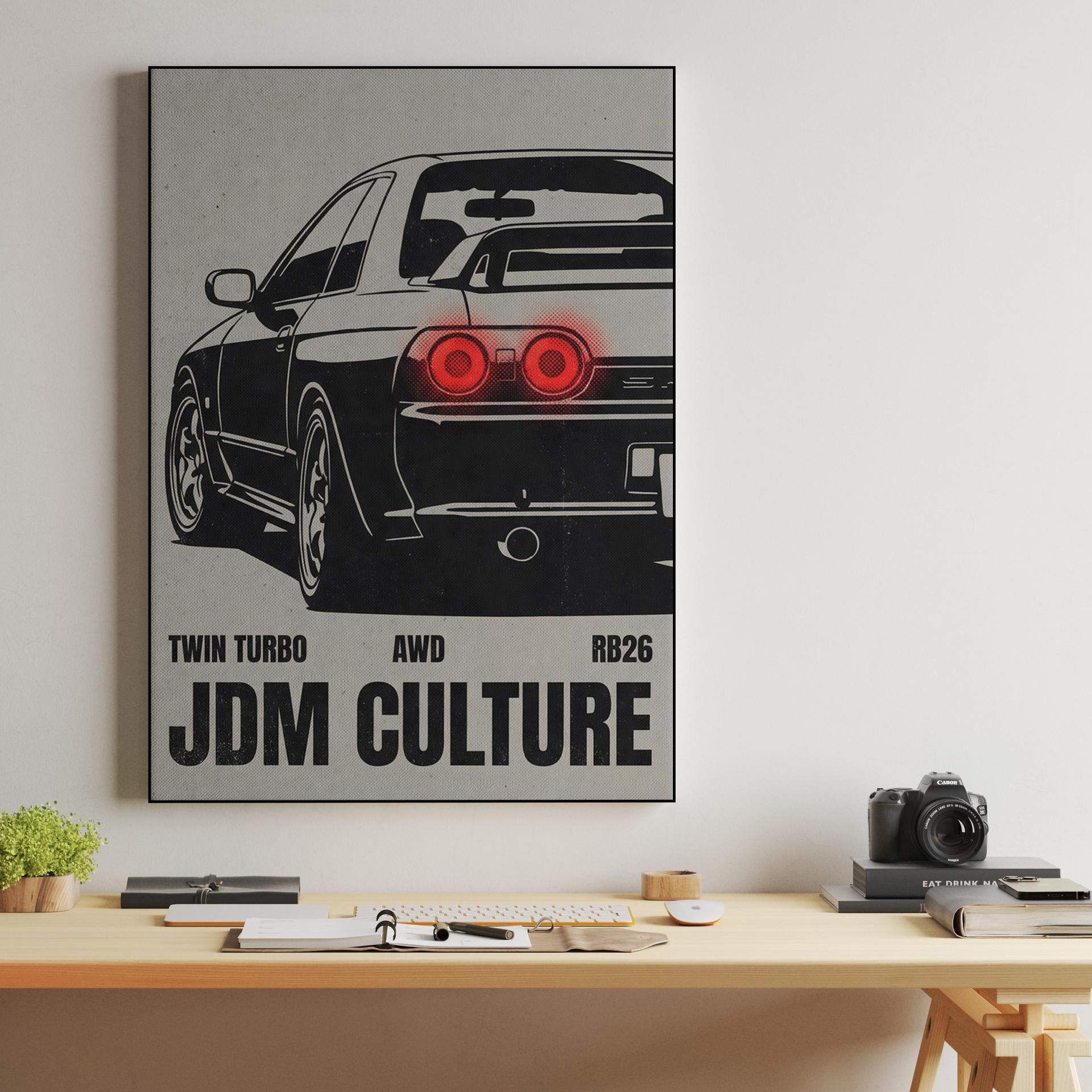 JDM Culture: R32 GT-R Technical Illustration