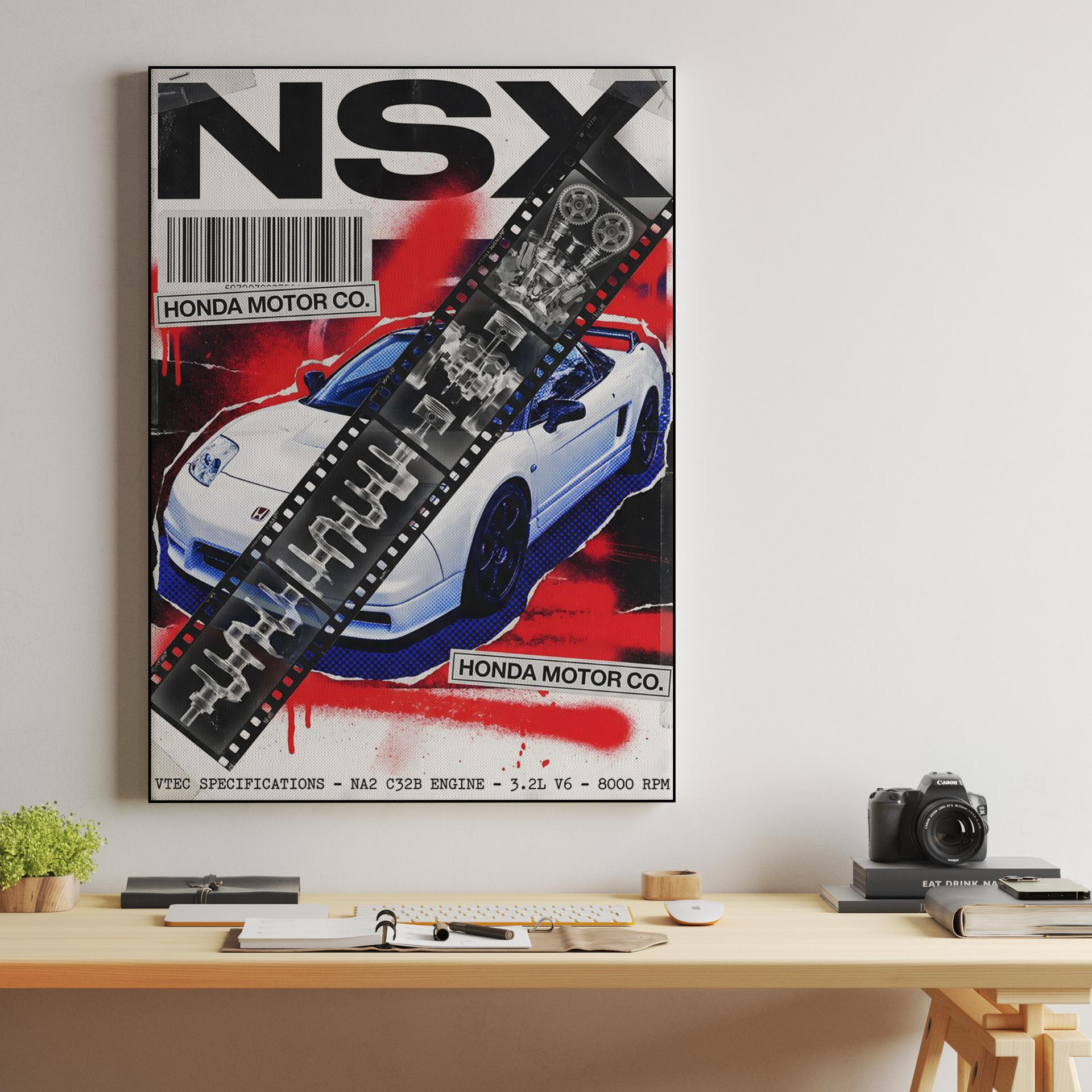 NSX NA2: VTEC Technical Collage