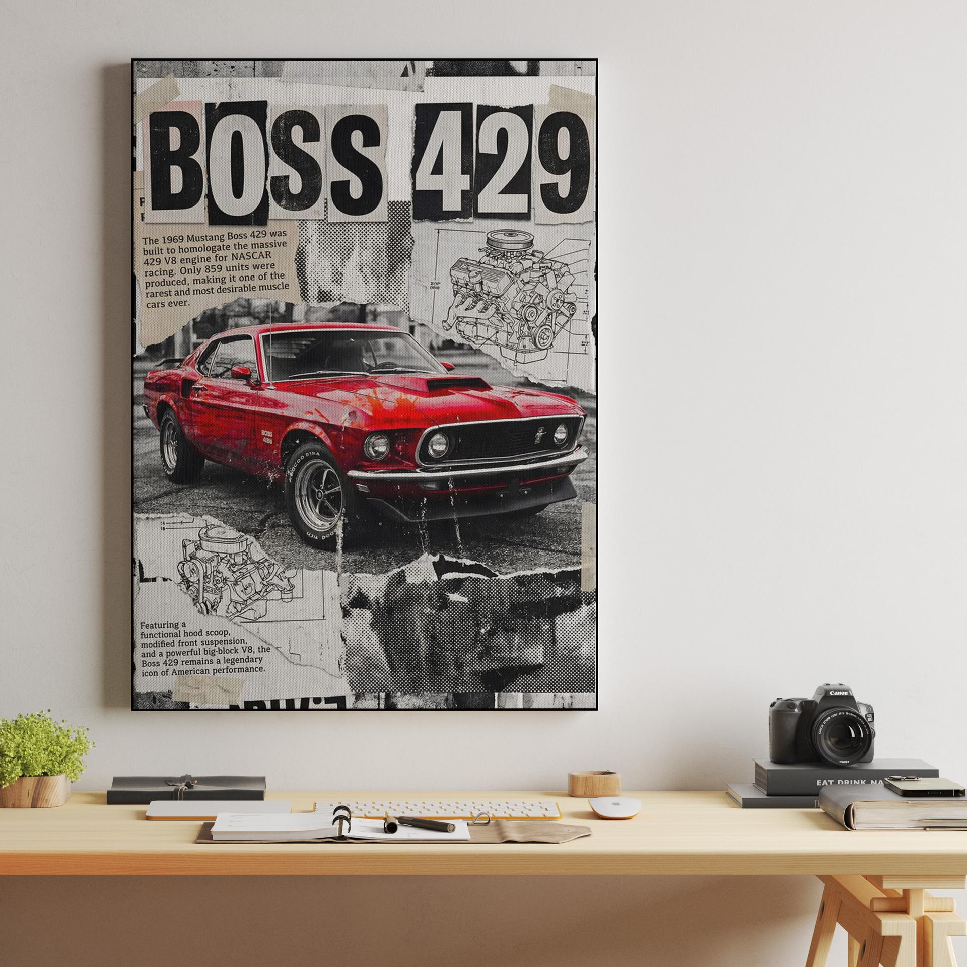 Boss 429: Engineering the Legend Collage