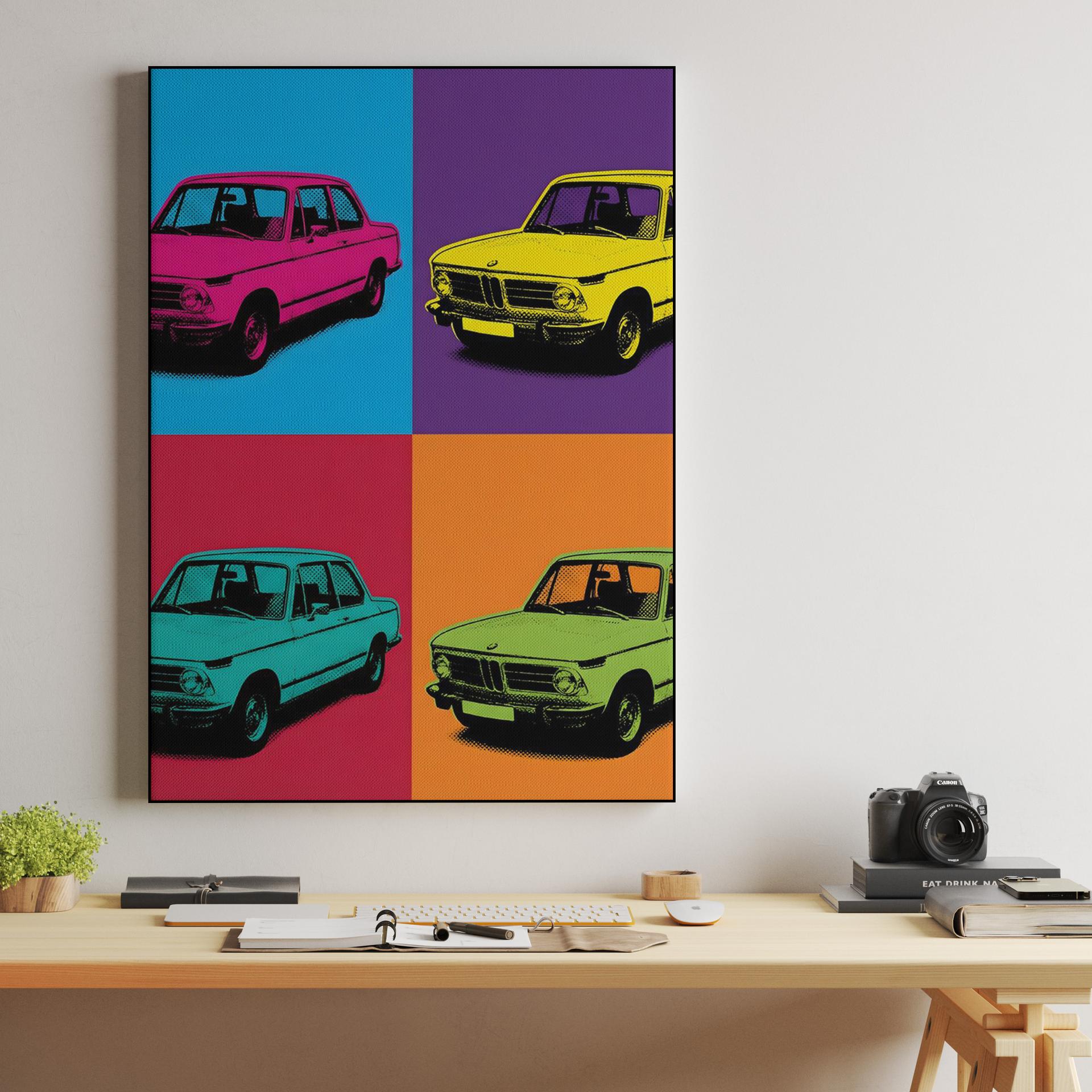 BMW 2002 Pop Art Color Grid