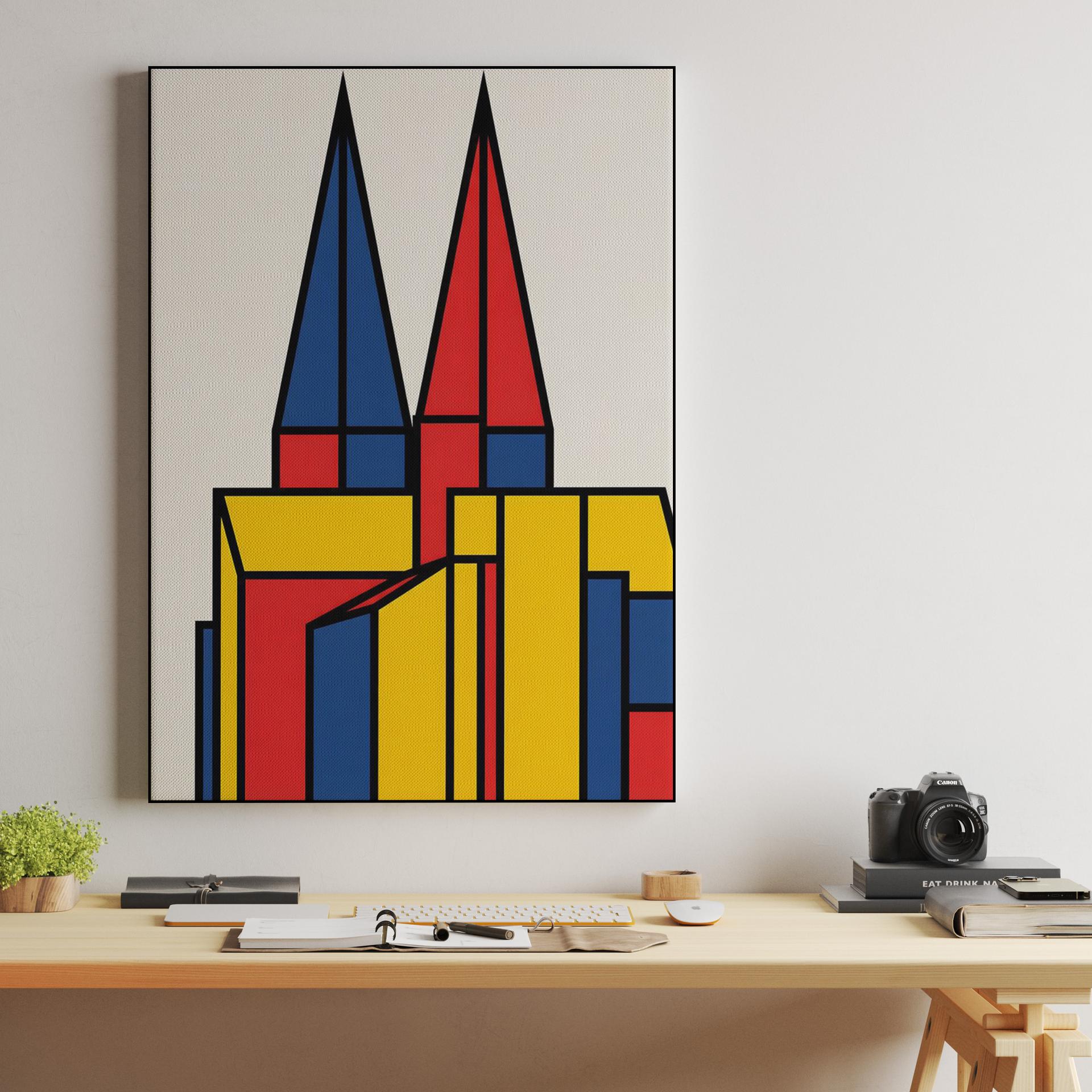 Cologne Cathedral De Stijl Abstraction