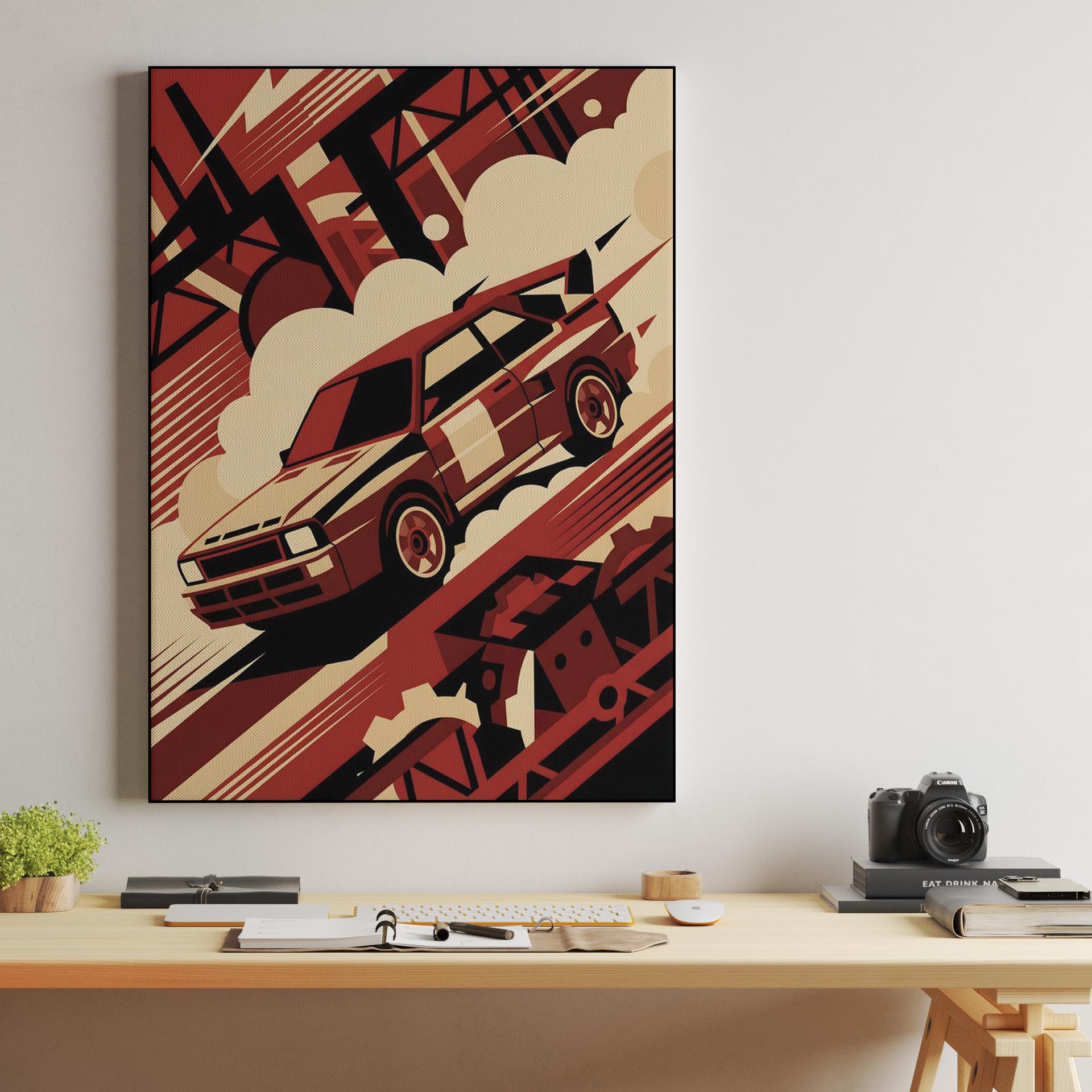 Audi Quattro S1: Constructivist Rally Surge