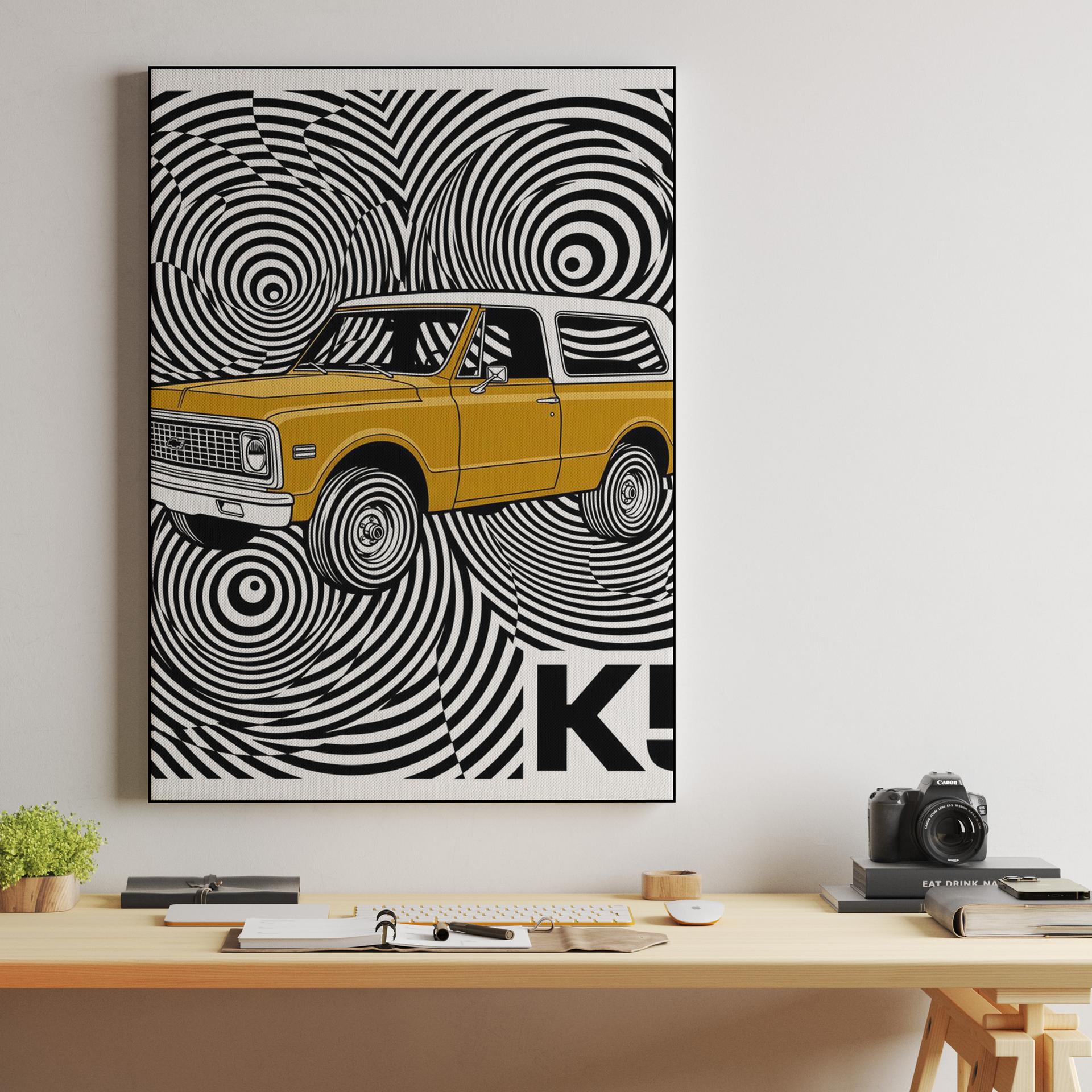 K5 Blazer: Hypnotic Op Art Edition