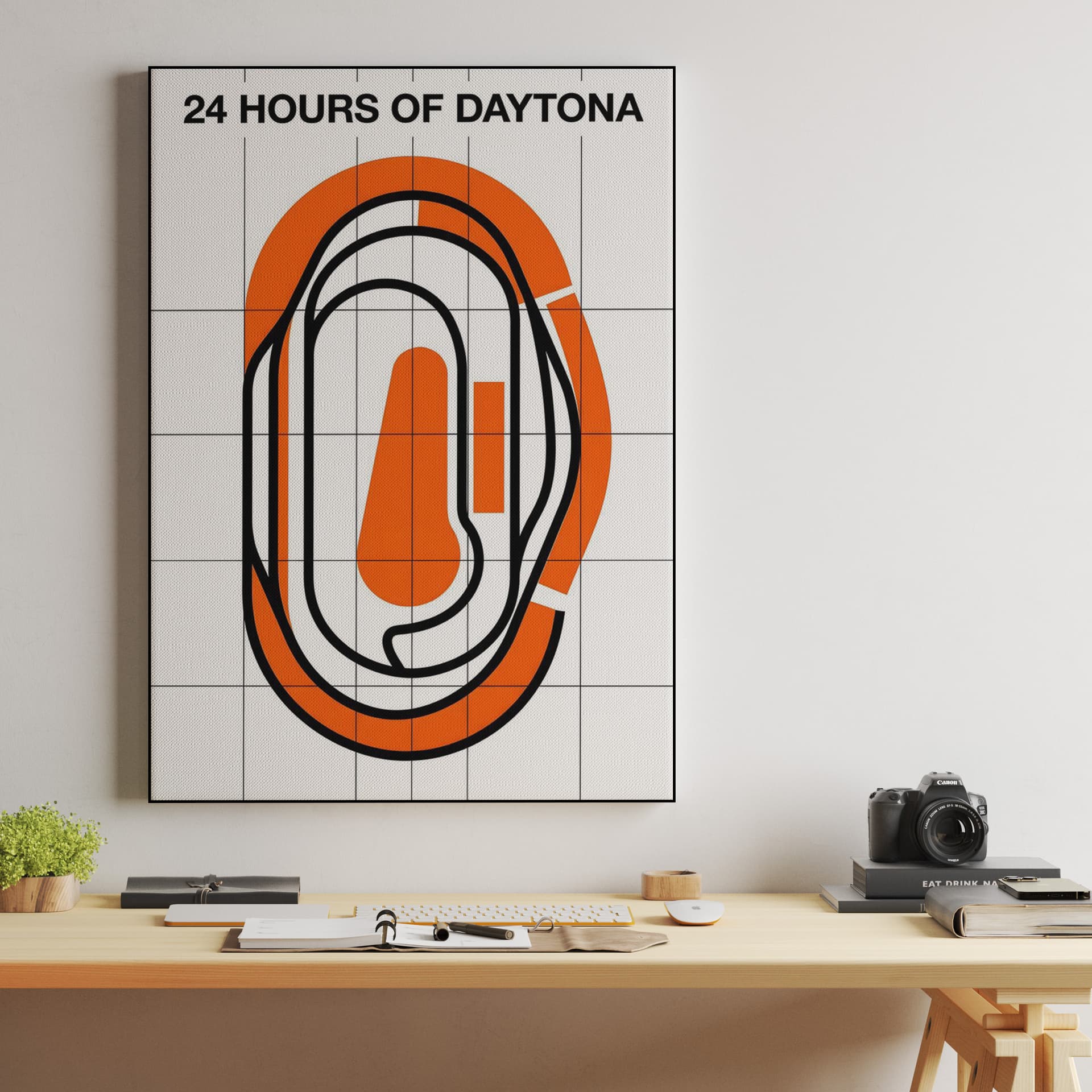 Daytona 24H Minimalist Circuit Map