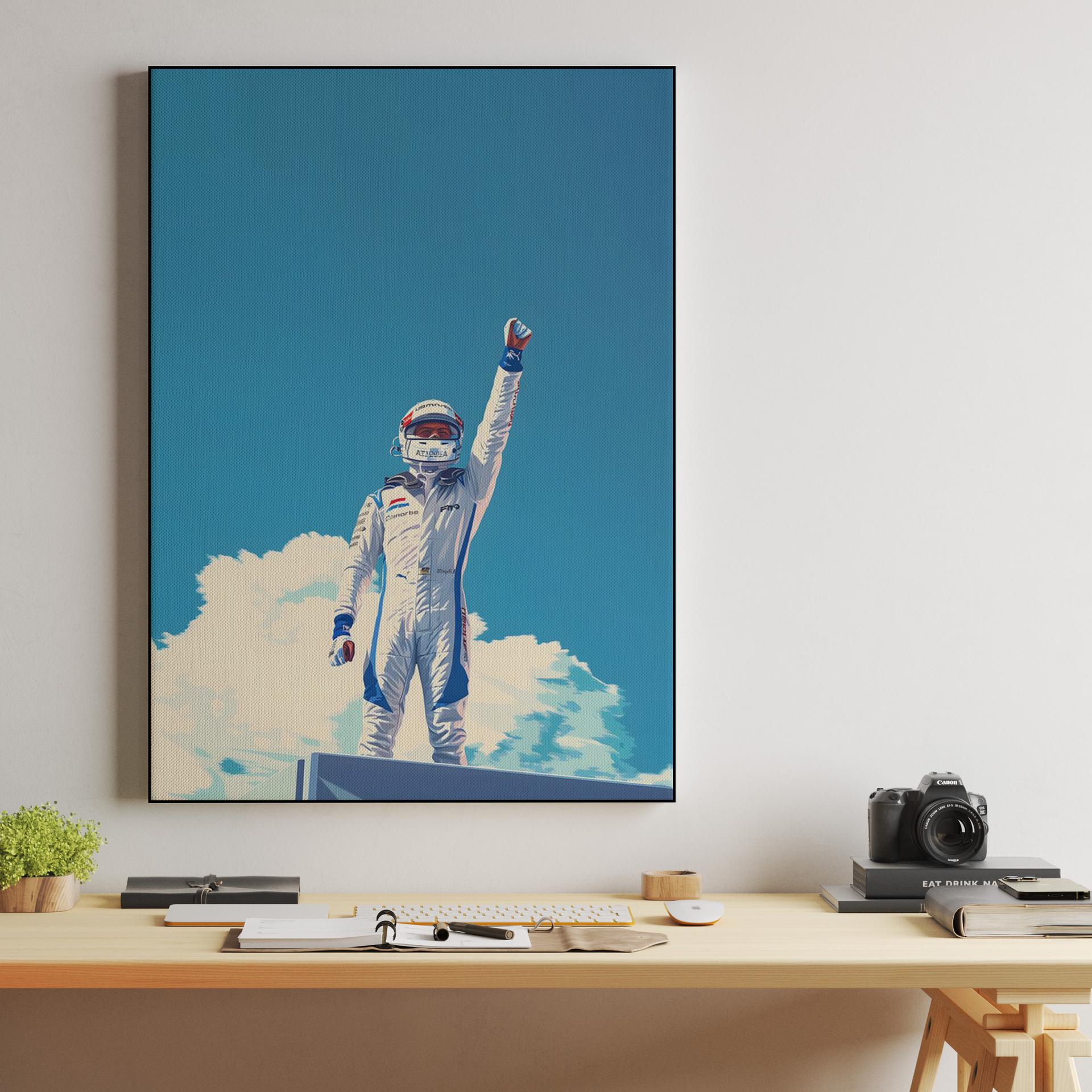 F1 Driver Victory Salute