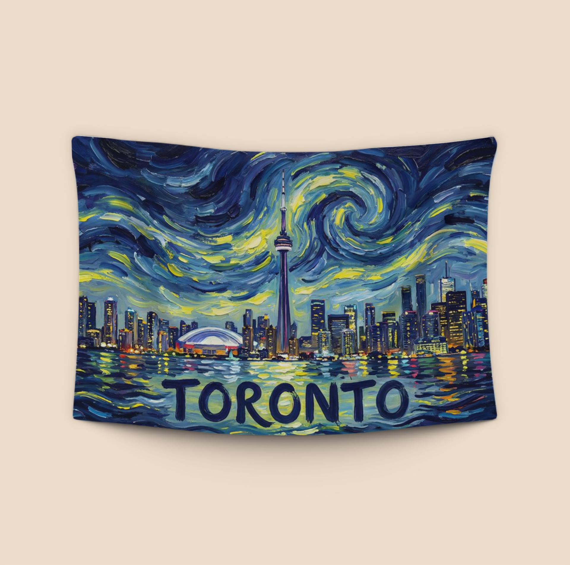 Toronto Starry Night Skyline