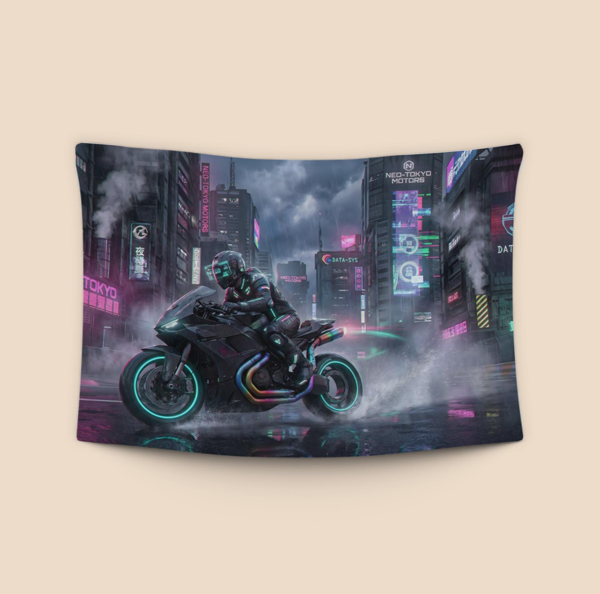 Neon Pulse: Cyberpunk Night Rider