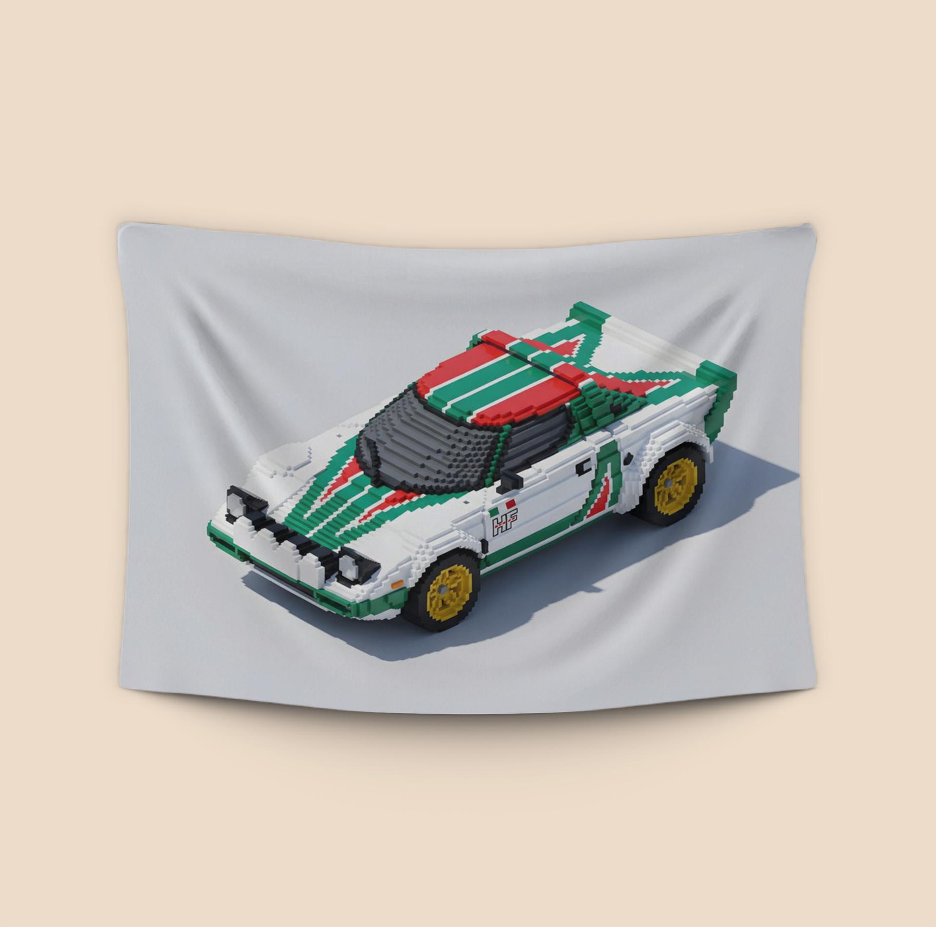 Voxel Rally Legend: Lancia Stratos HF Alitalia Edition