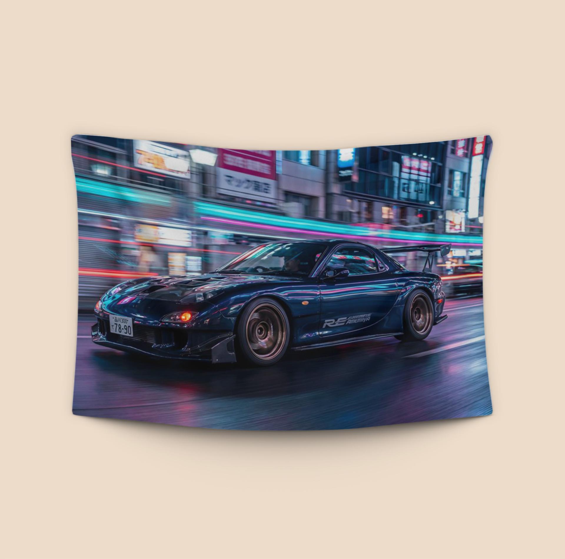 Midnight Velocity: RE Amemiya RX-7 in Tokyo