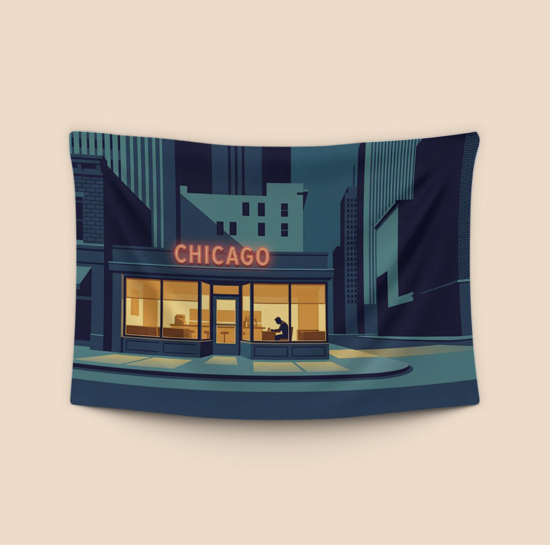 Nighthawks in Chicago: A Study in Solitude
