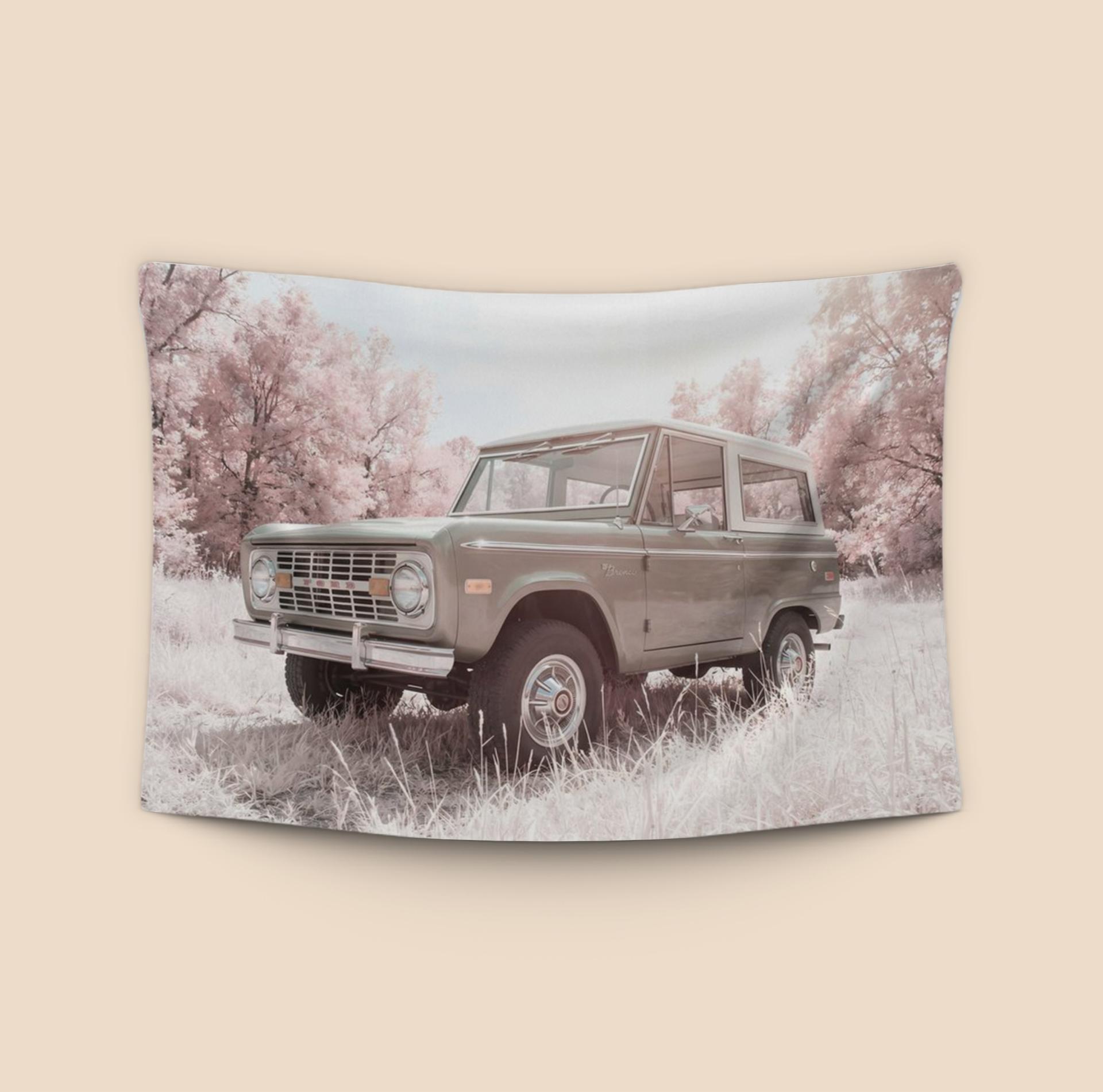 Infrared Bronco: A Dream in Sage and Pink