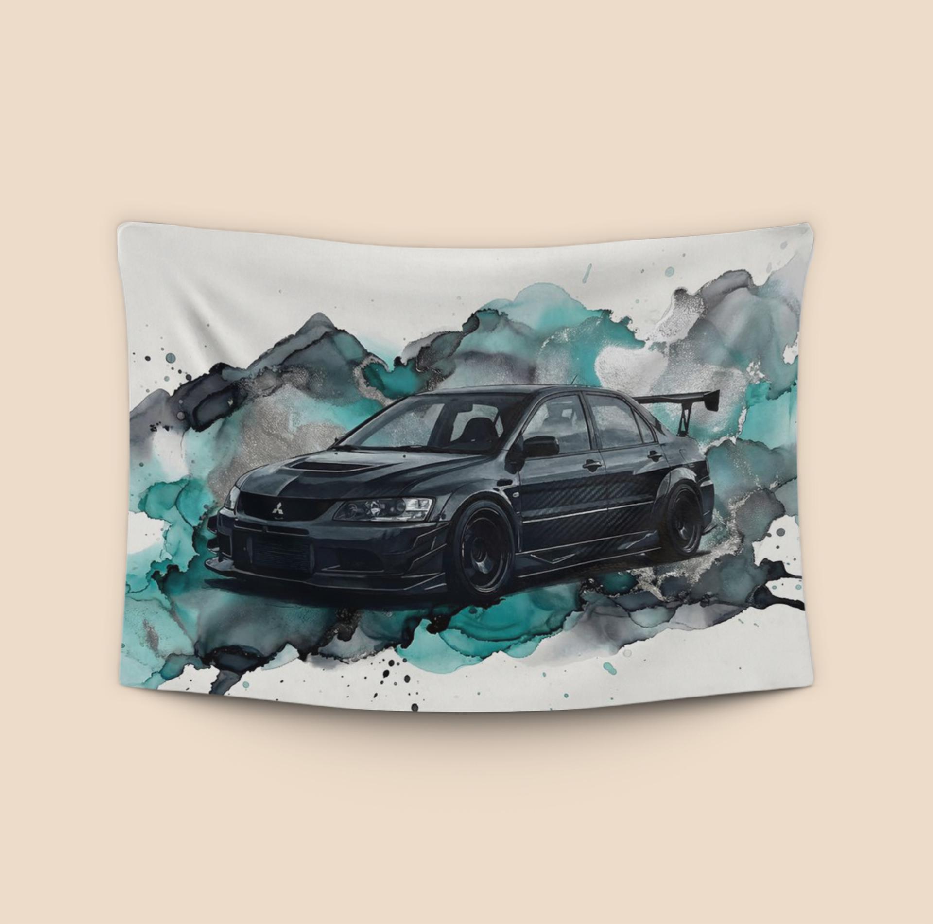 Evolution IX MR: Teal Liquid Motion