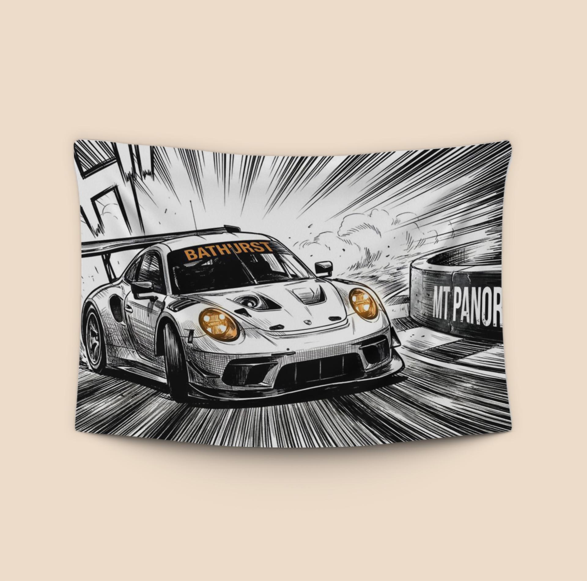 Mount Panorama Manga: Porsche 911 GT3 R at Bathurst