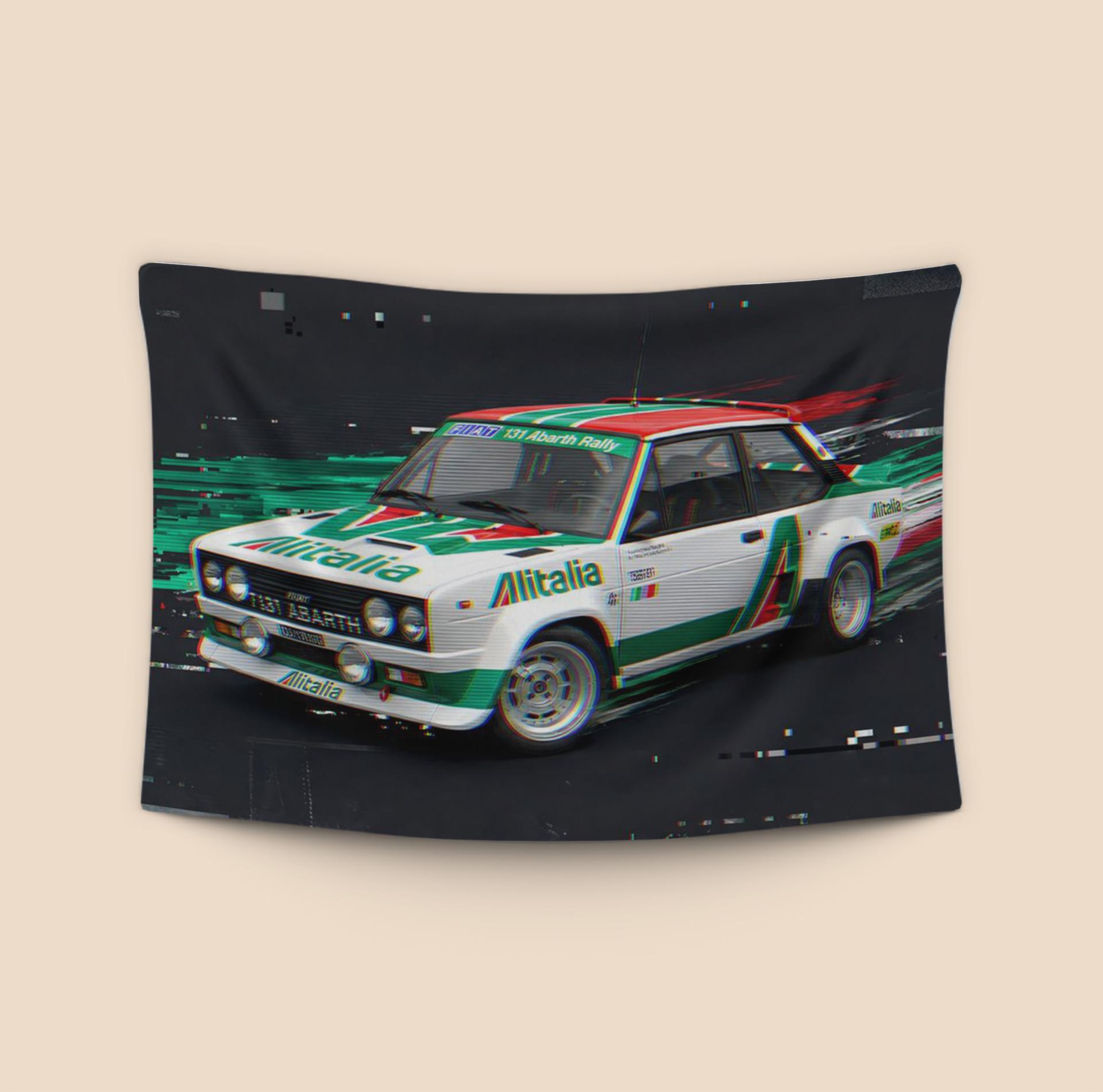 Fiat 131 Abarth Rally Alitalia Glitch Edition