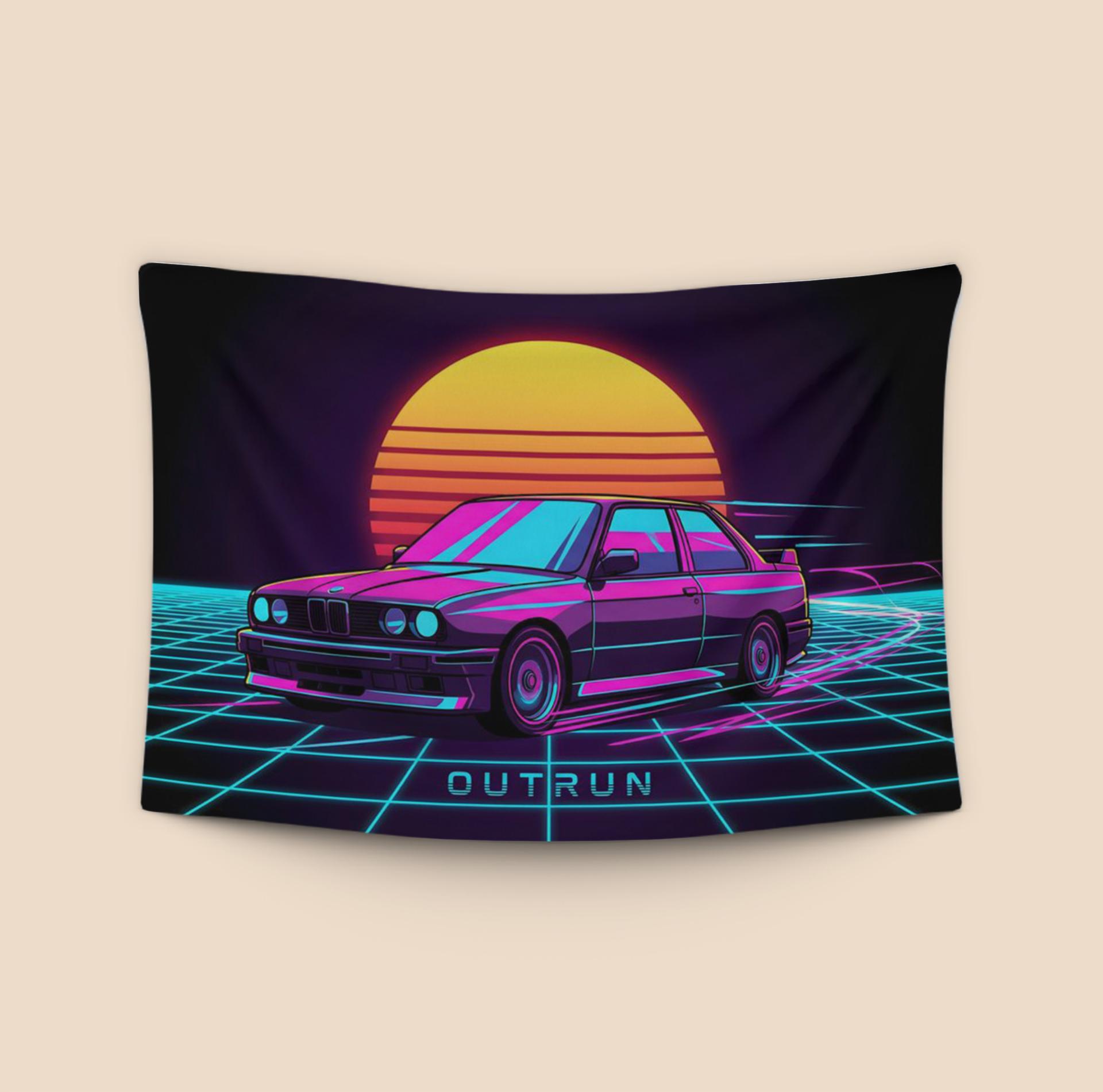 BMW E30 M3: Neon Outrun Pulse